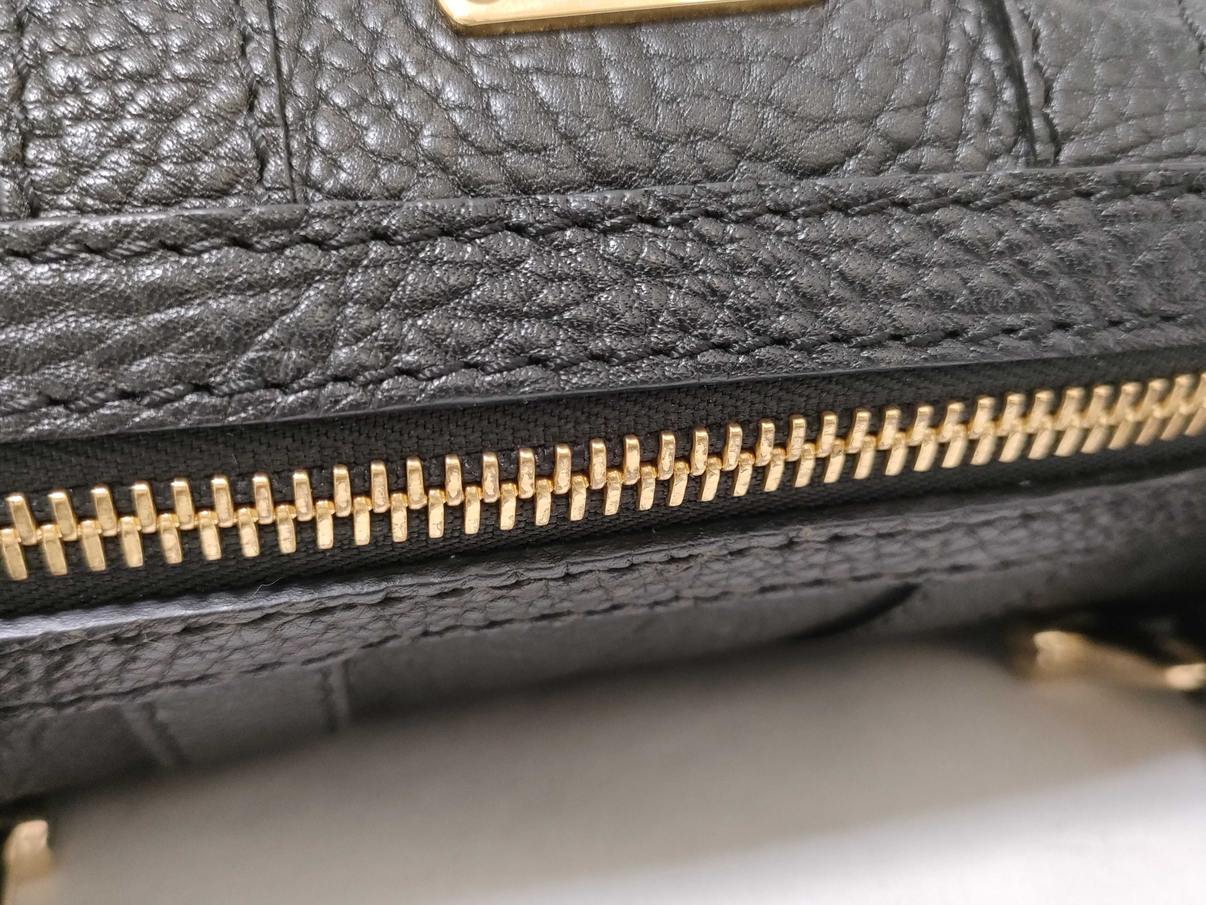 Leather 2-Way Mini Boston Bag — view 8
