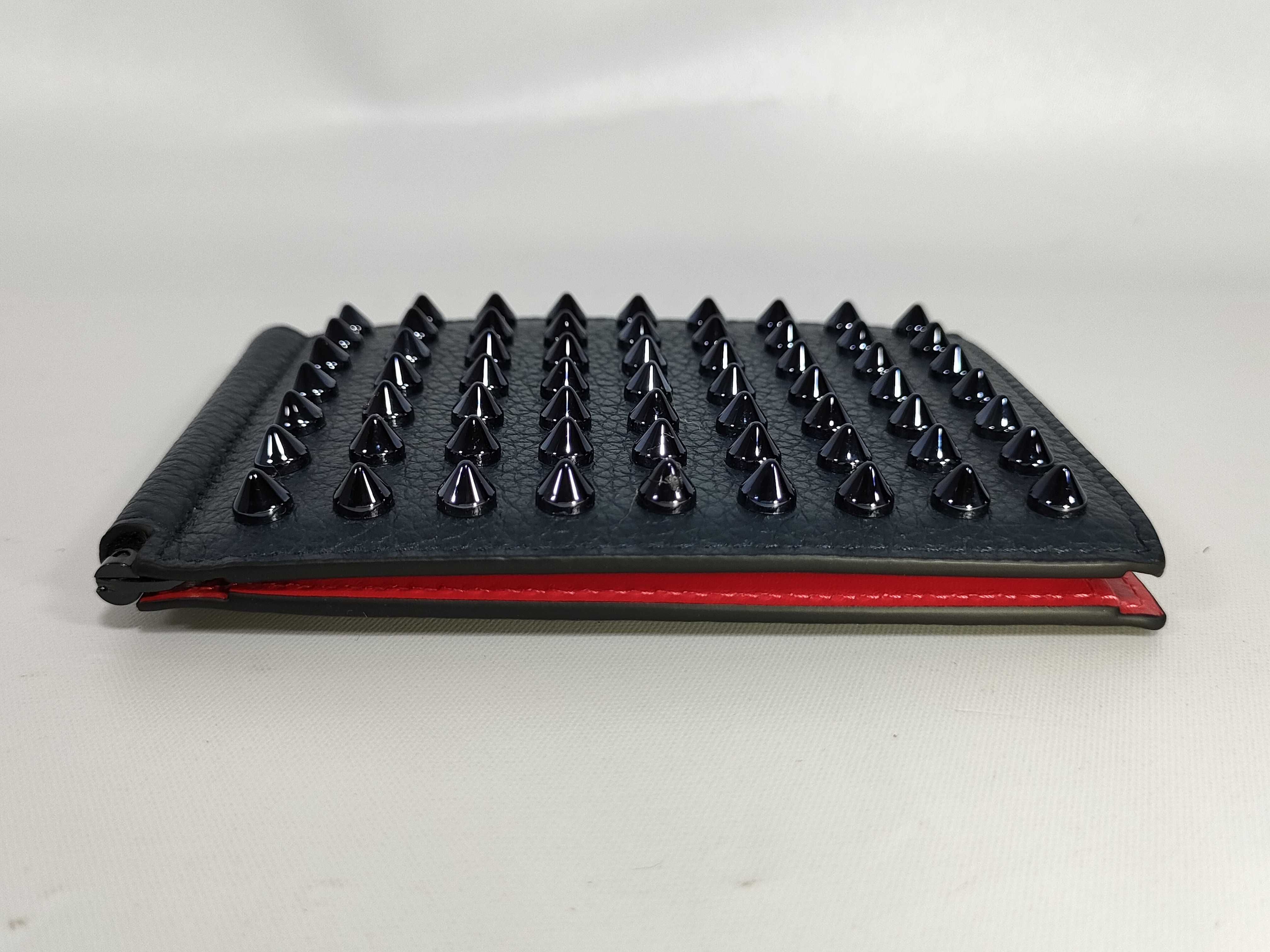 folding wallet with studs. — view 3