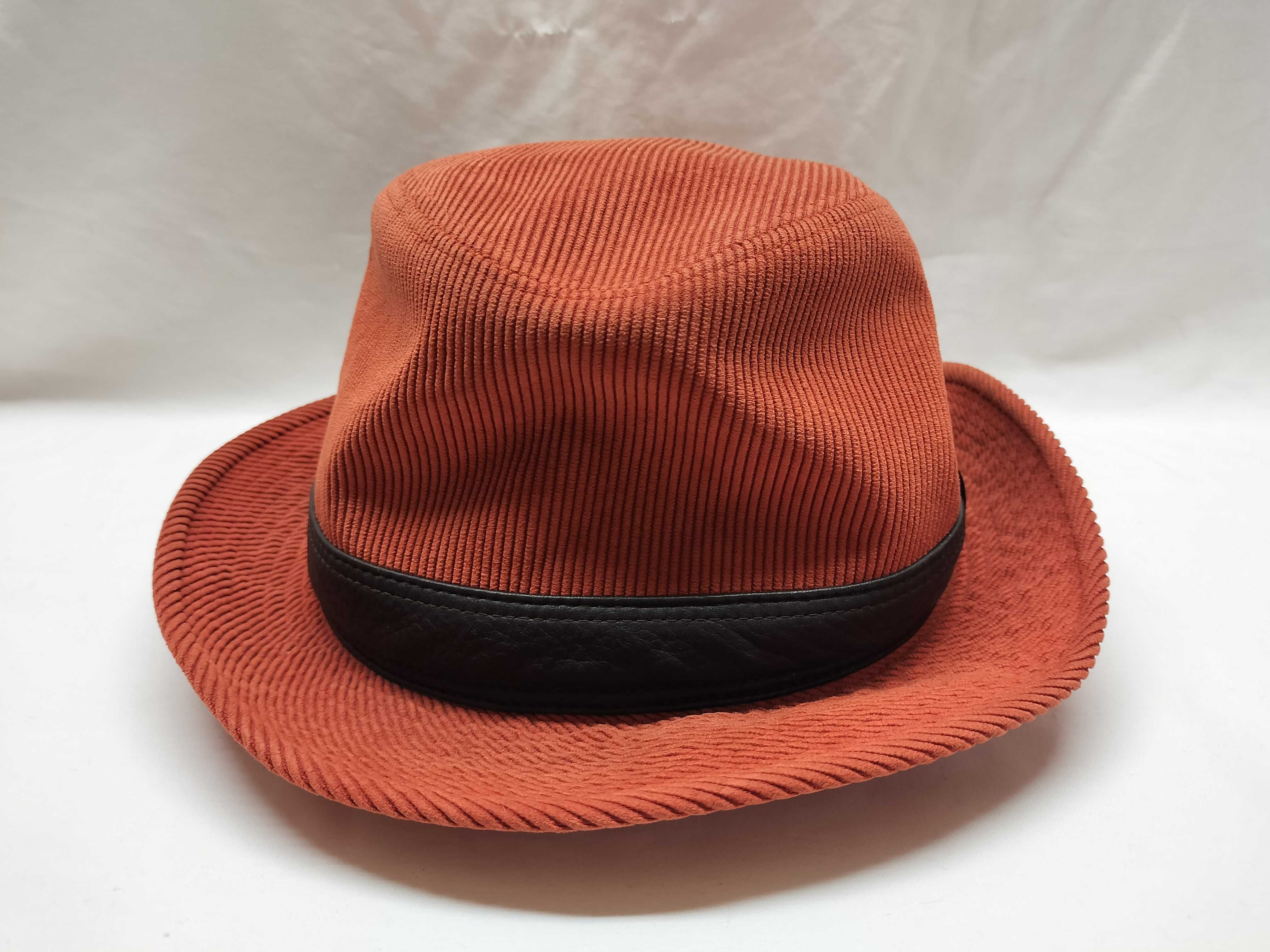 Corduroy Hat Orange Other Accessories