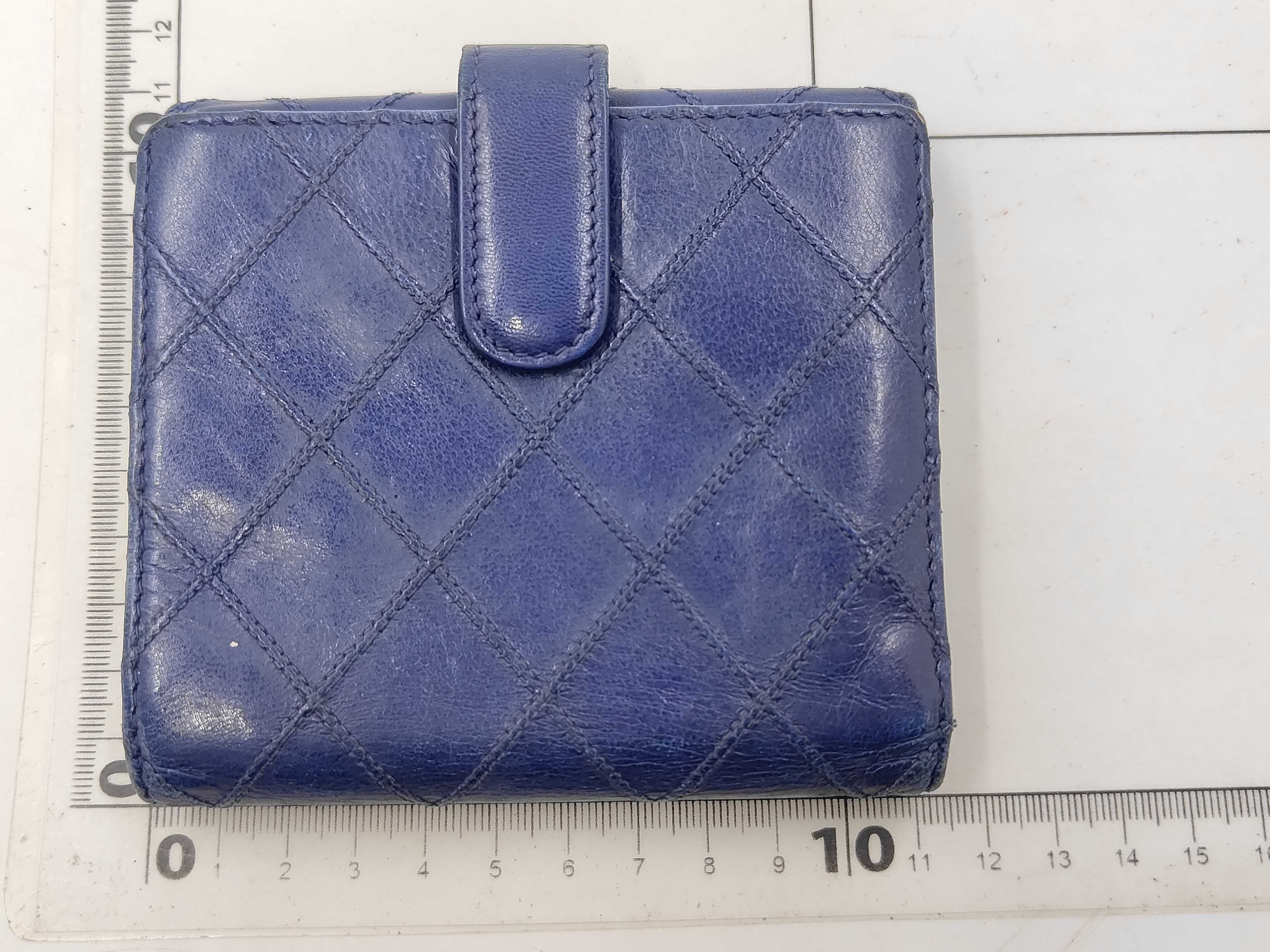 Classic Matelasse Lambskin Small Flap Wallet — view 2