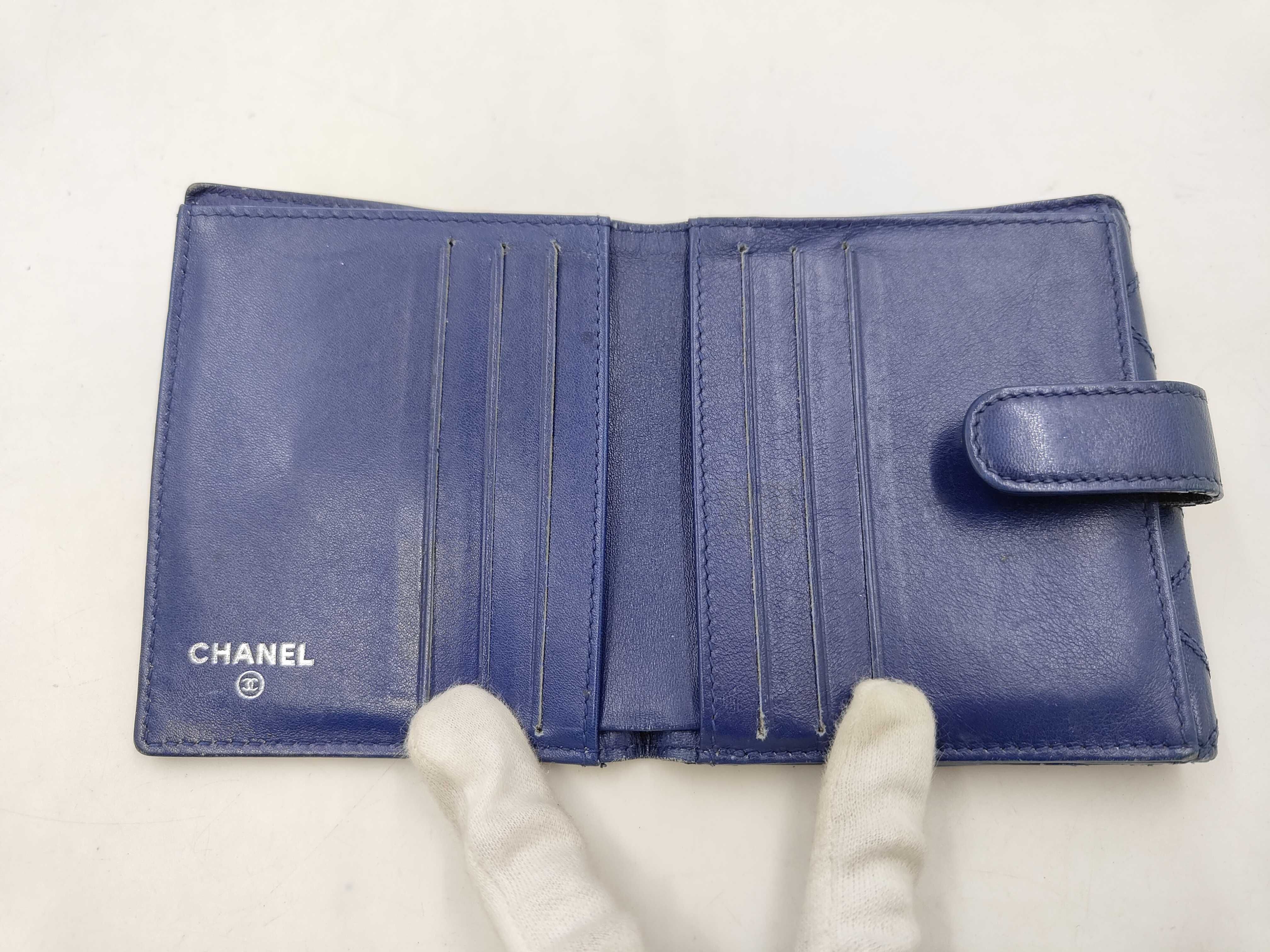 Classic Matelasse Lambskin Small Flap Wallet — view 4