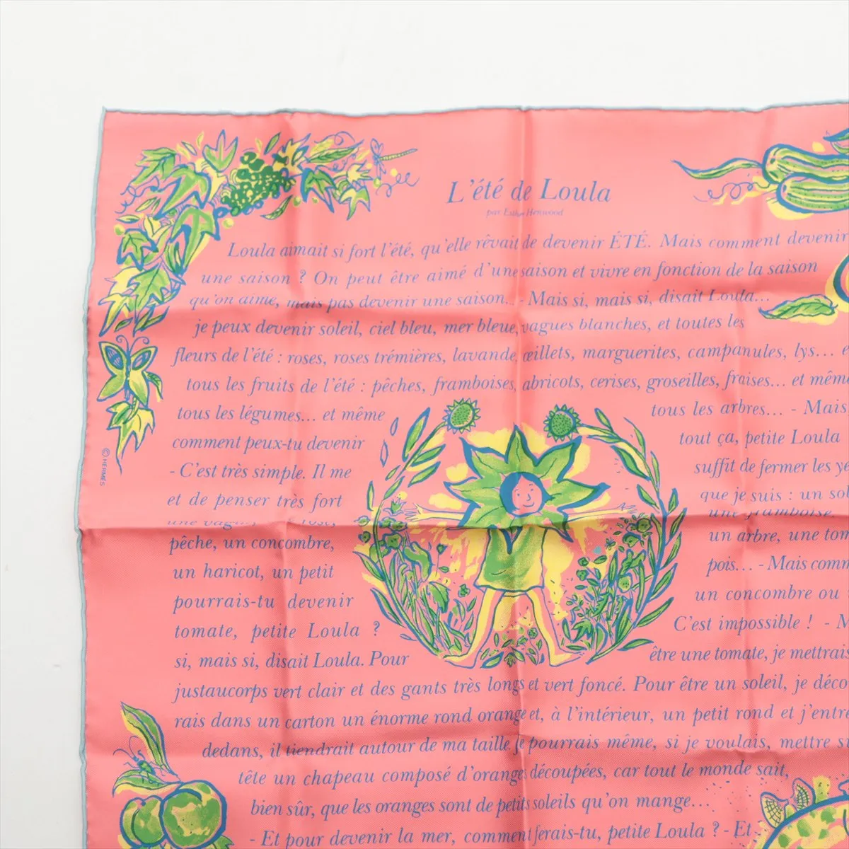 scarf, silk, pink, smelly, — view 2