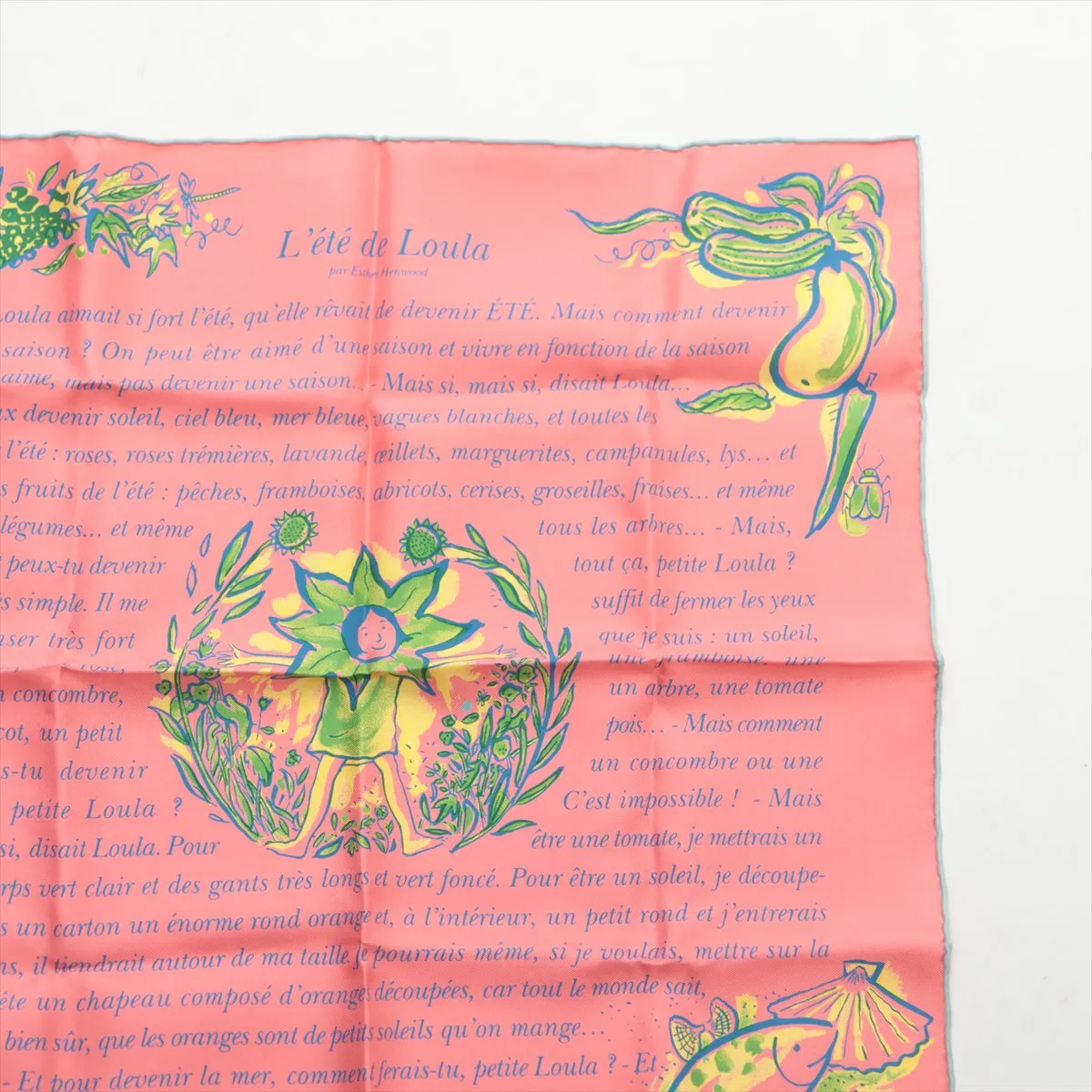 scarf, silk, pink, smelly, — view 3