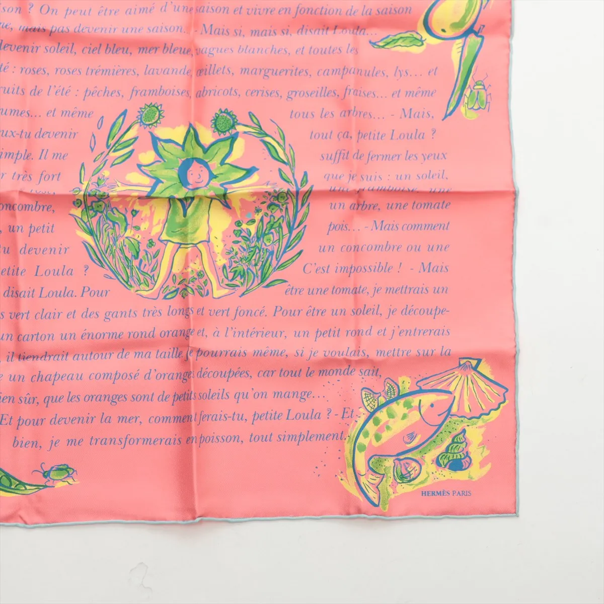 scarf, silk, pink, smelly, — view 4