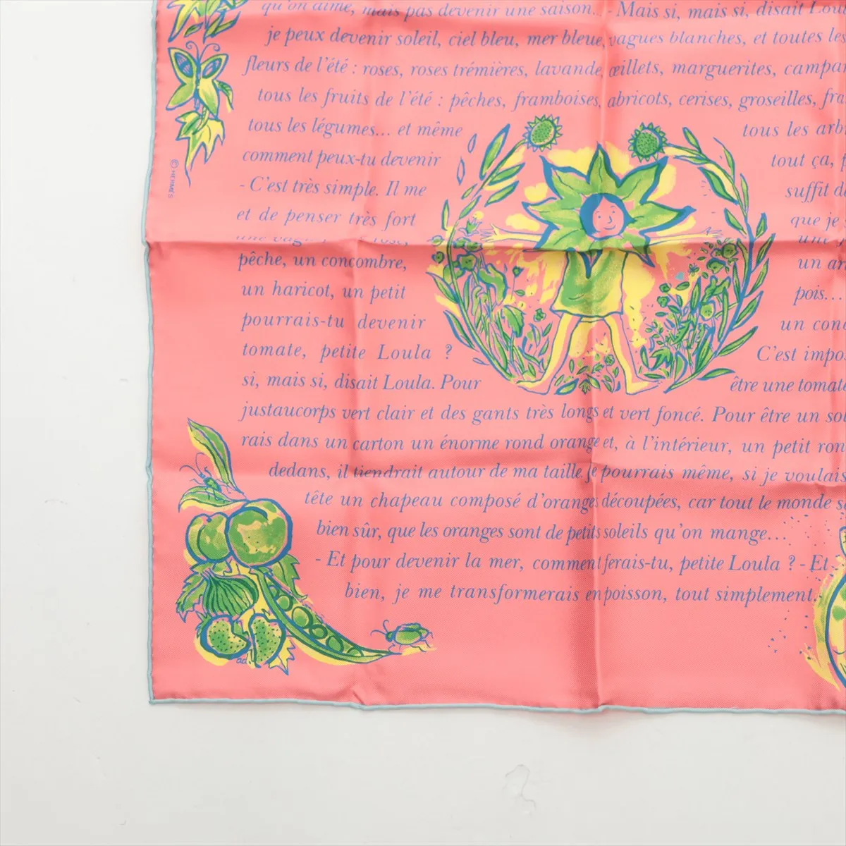 scarf, silk, pink, smelly, — view 5