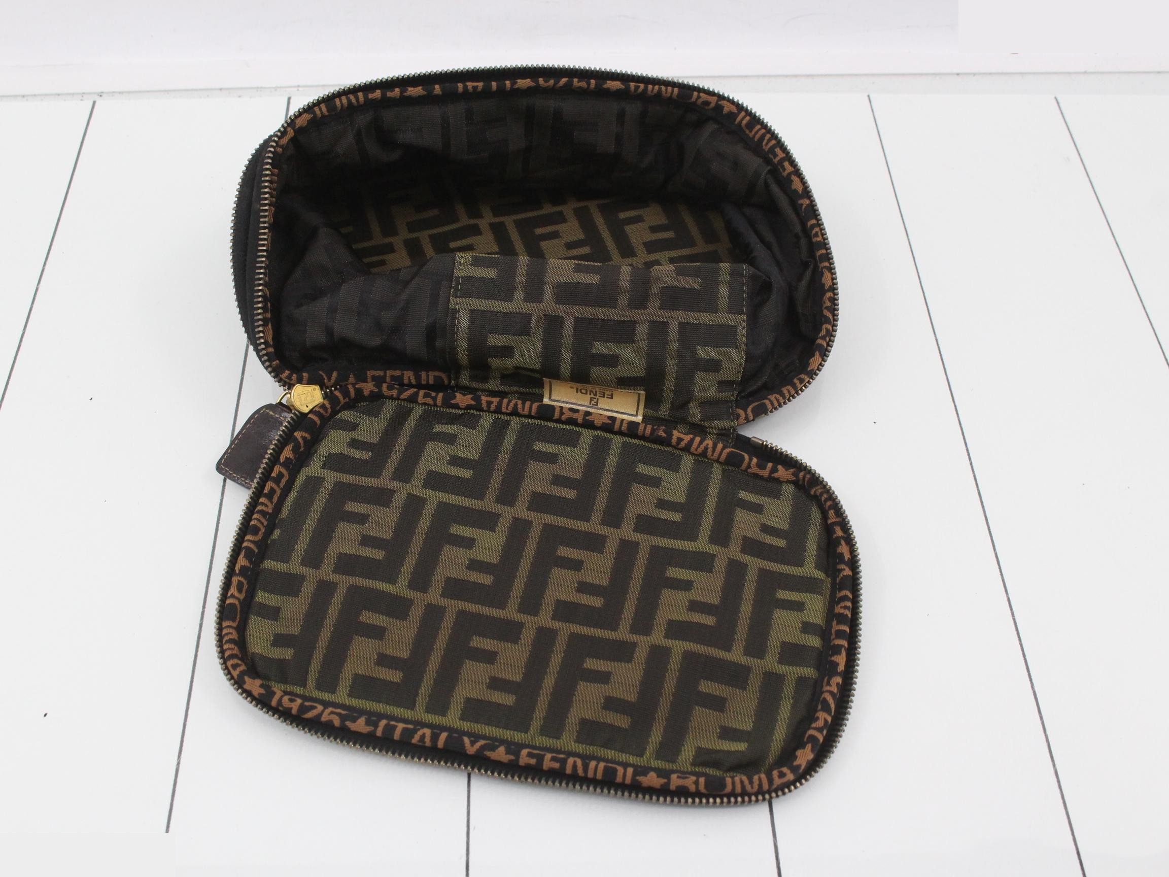 ZUCCA Canvas/Leather 2-Way Vanity/Handbag — view 4