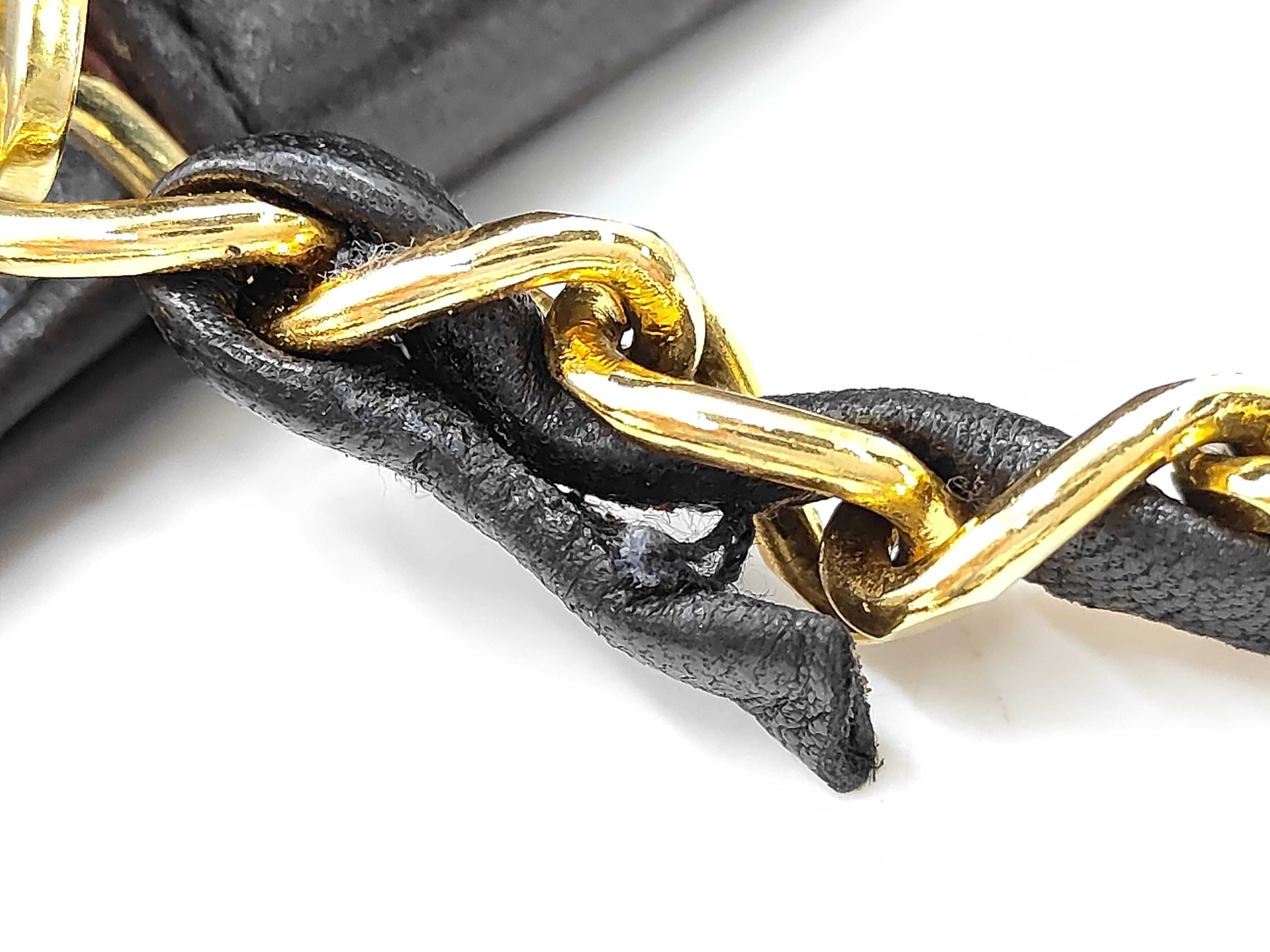 Lambskin Matelassé Diana Chain Shoulder Bag, Black with Gold Hardware, Includes Seal and Dust Bag, 3965059 — view 12
