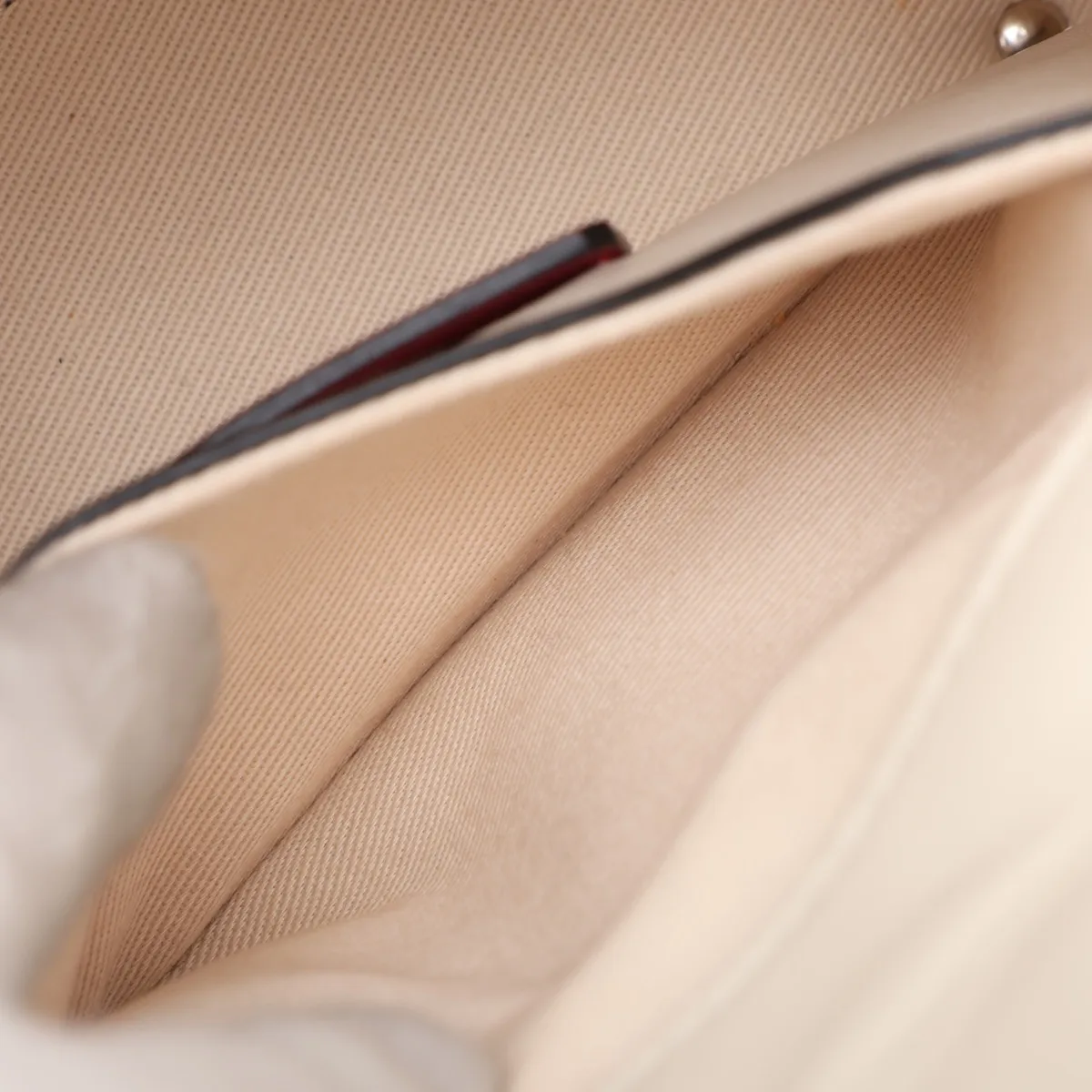 Candy Stud Leather 2-Way Handbag, White — view 9