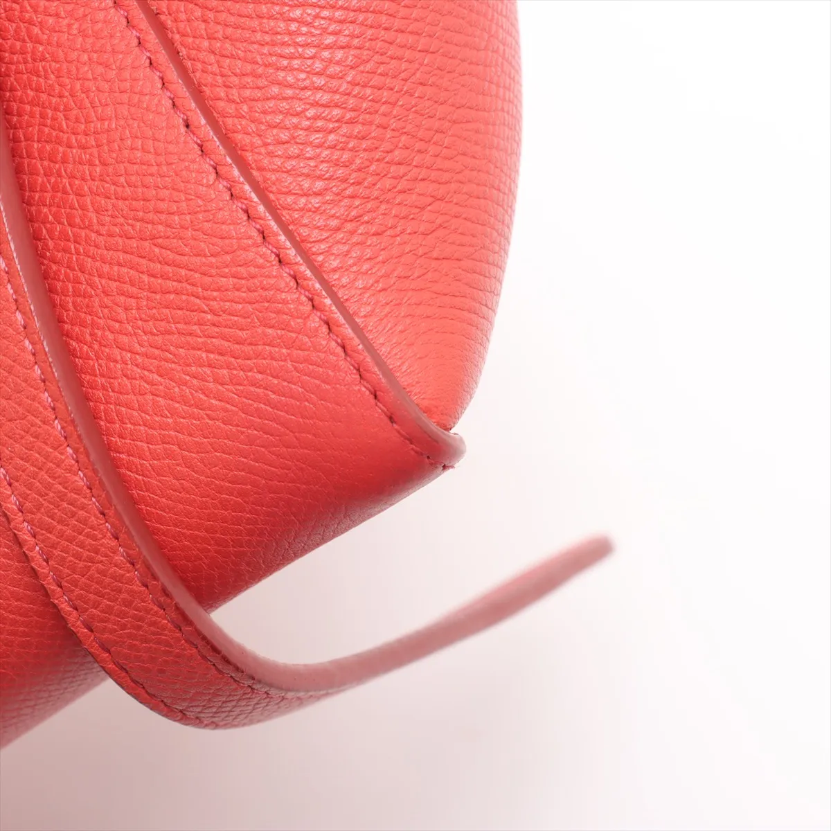 belt bag micro leather 2WAY handbag red — view 12