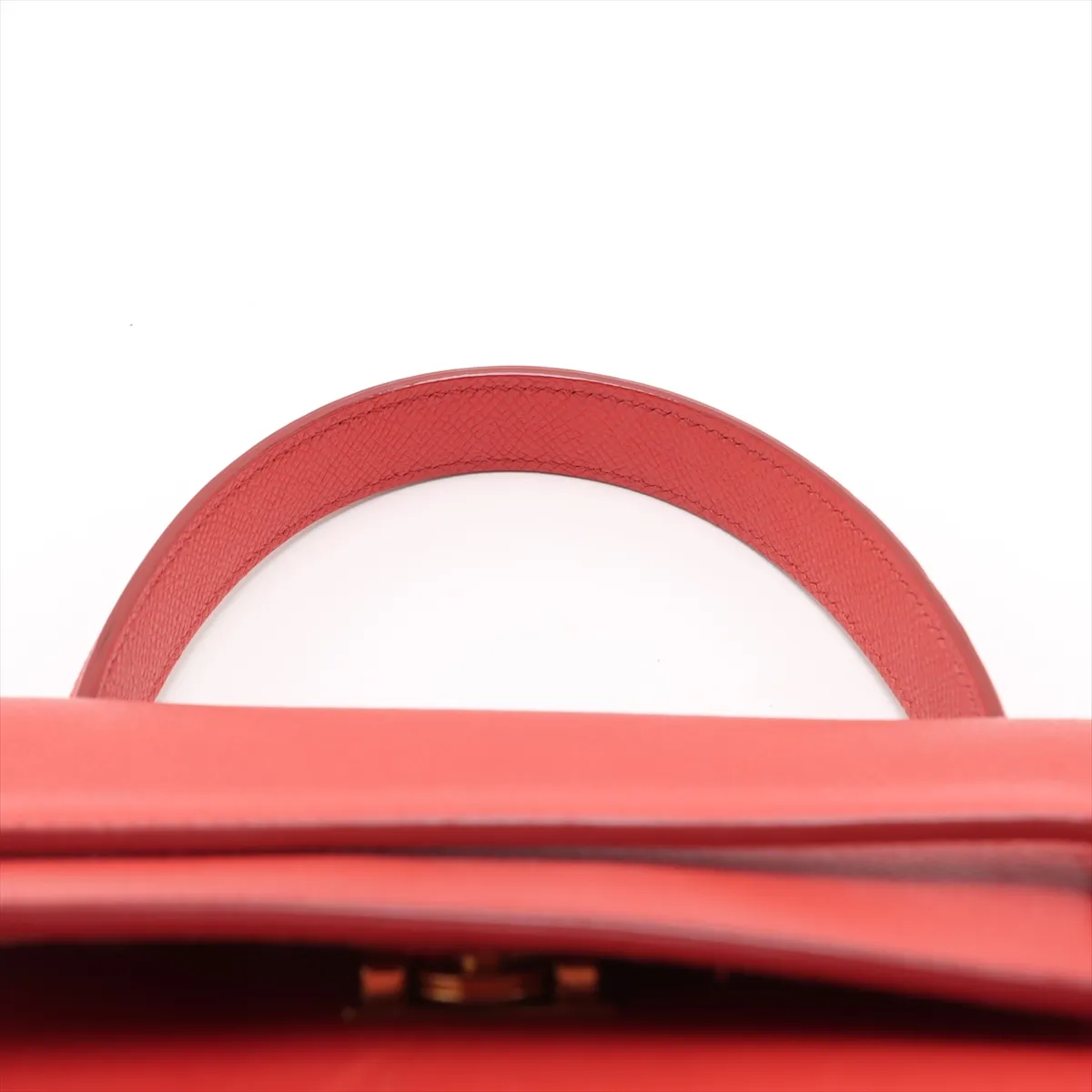 belt bag micro leather 2WAY handbag red — view 6
