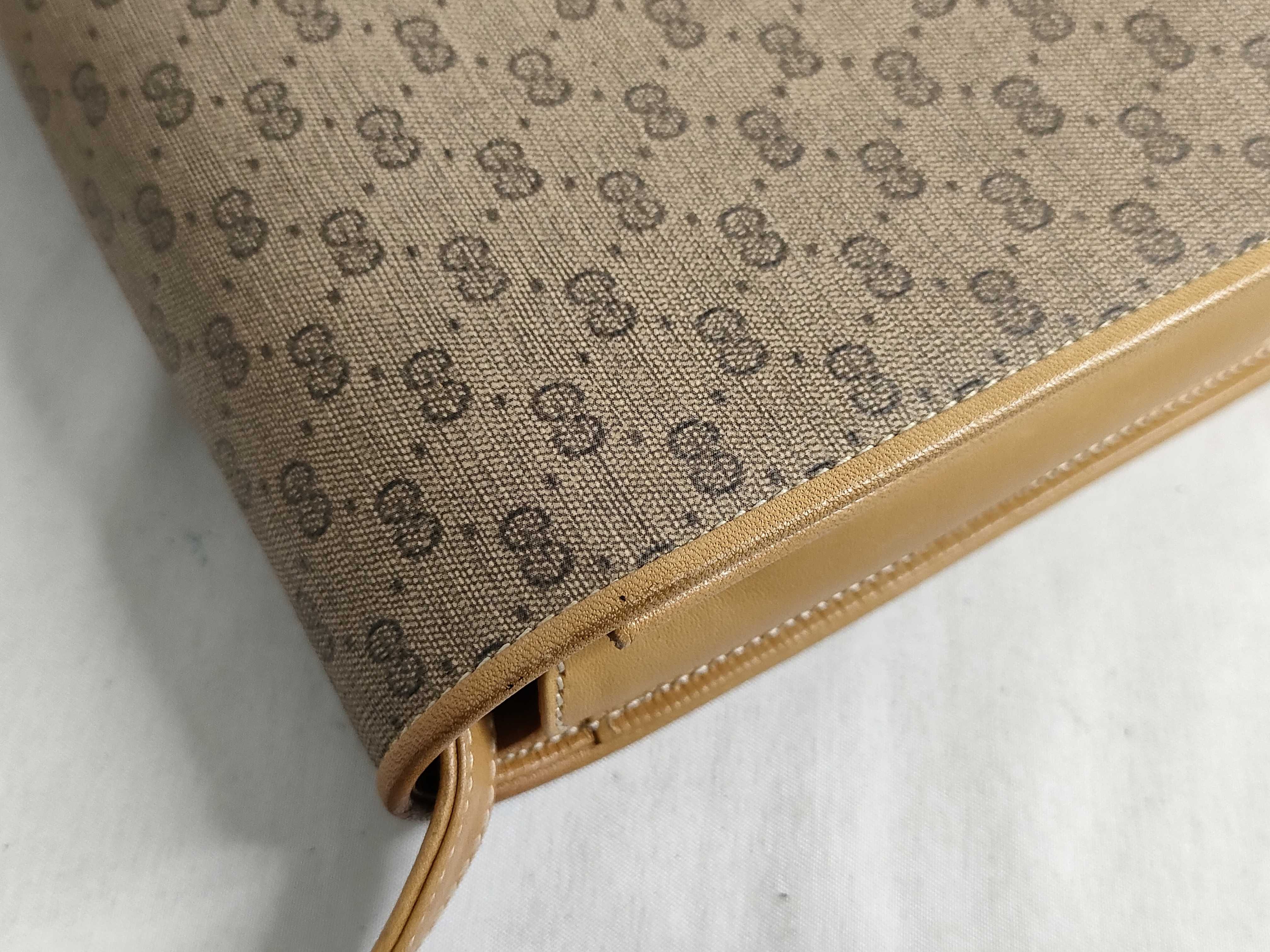 GG Micro GG Shoulder Bag, PVC Leather, Brown Shoulder Bag — view 14