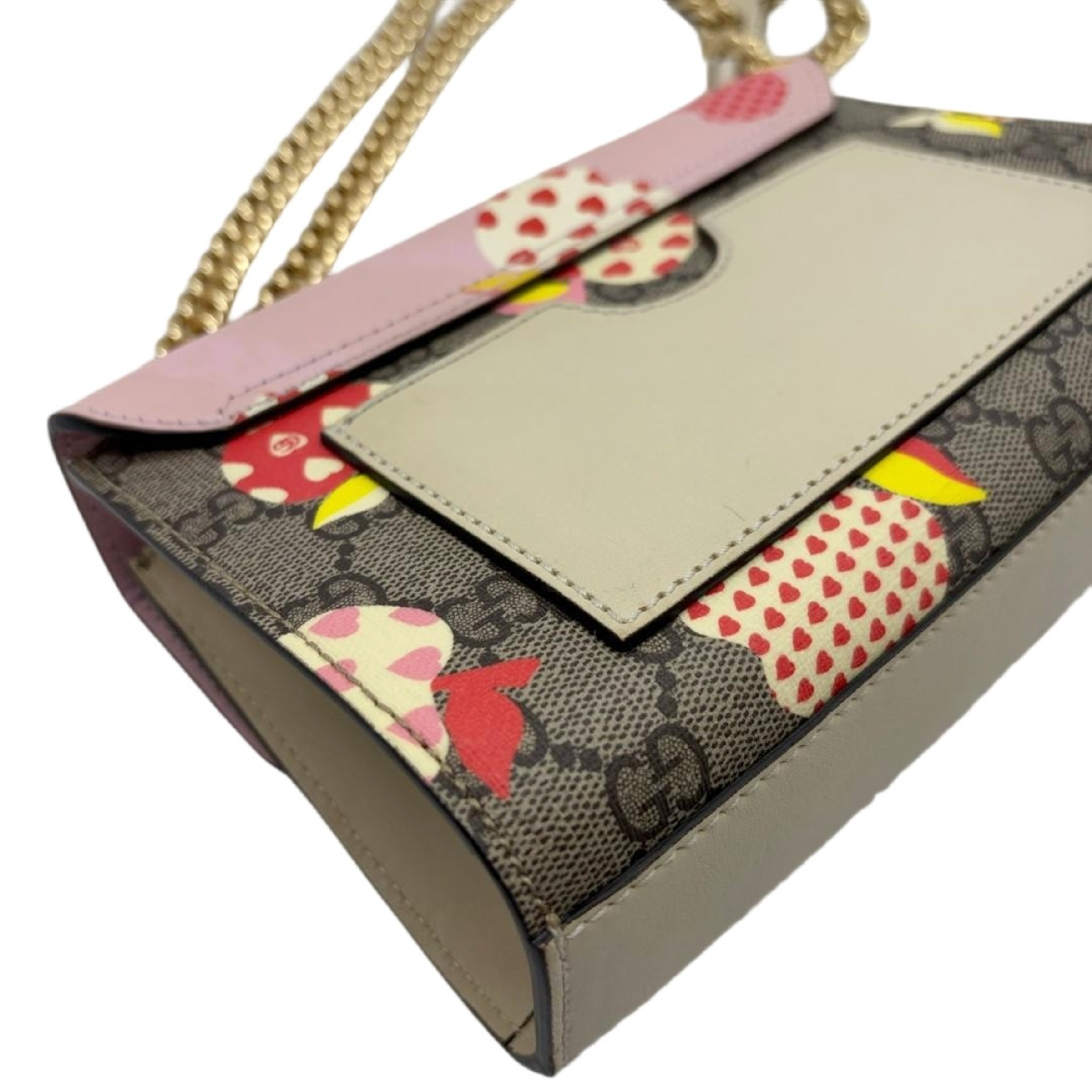 GG Supreme Strawberry Padlock Chain Shoulder Bag — view 8