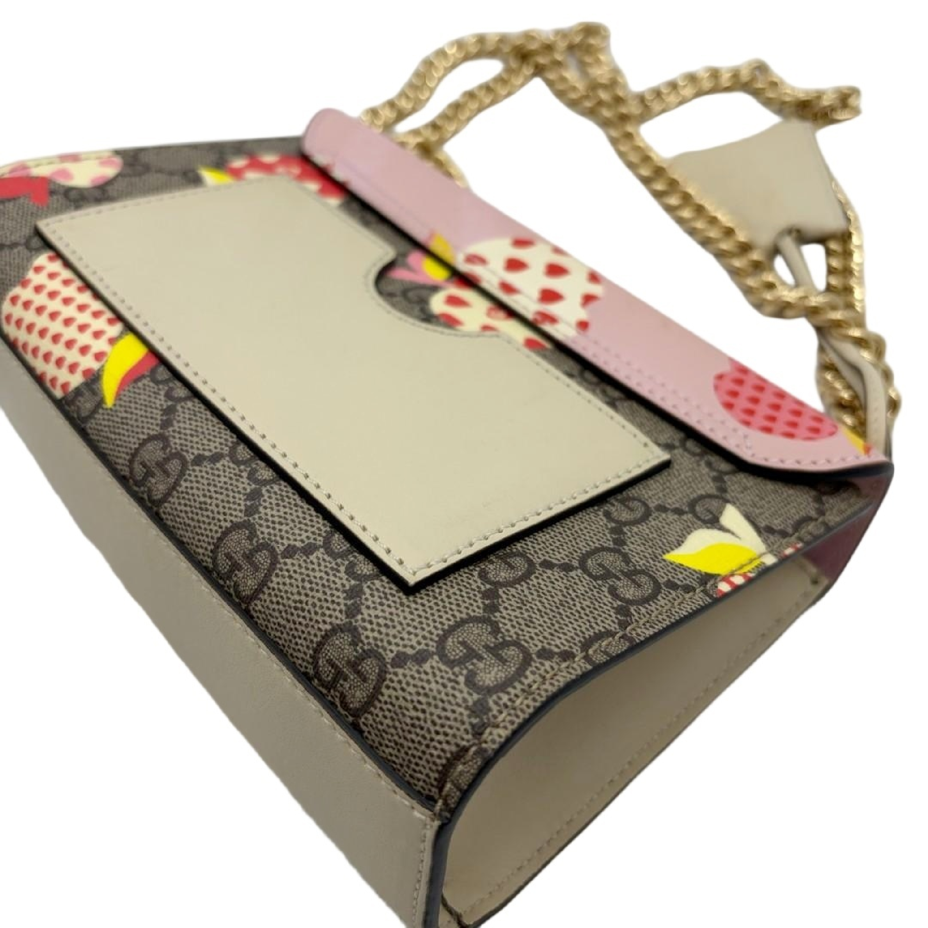 GG Supreme Strawberry Padlock Chain Shoulder Bag — view 9