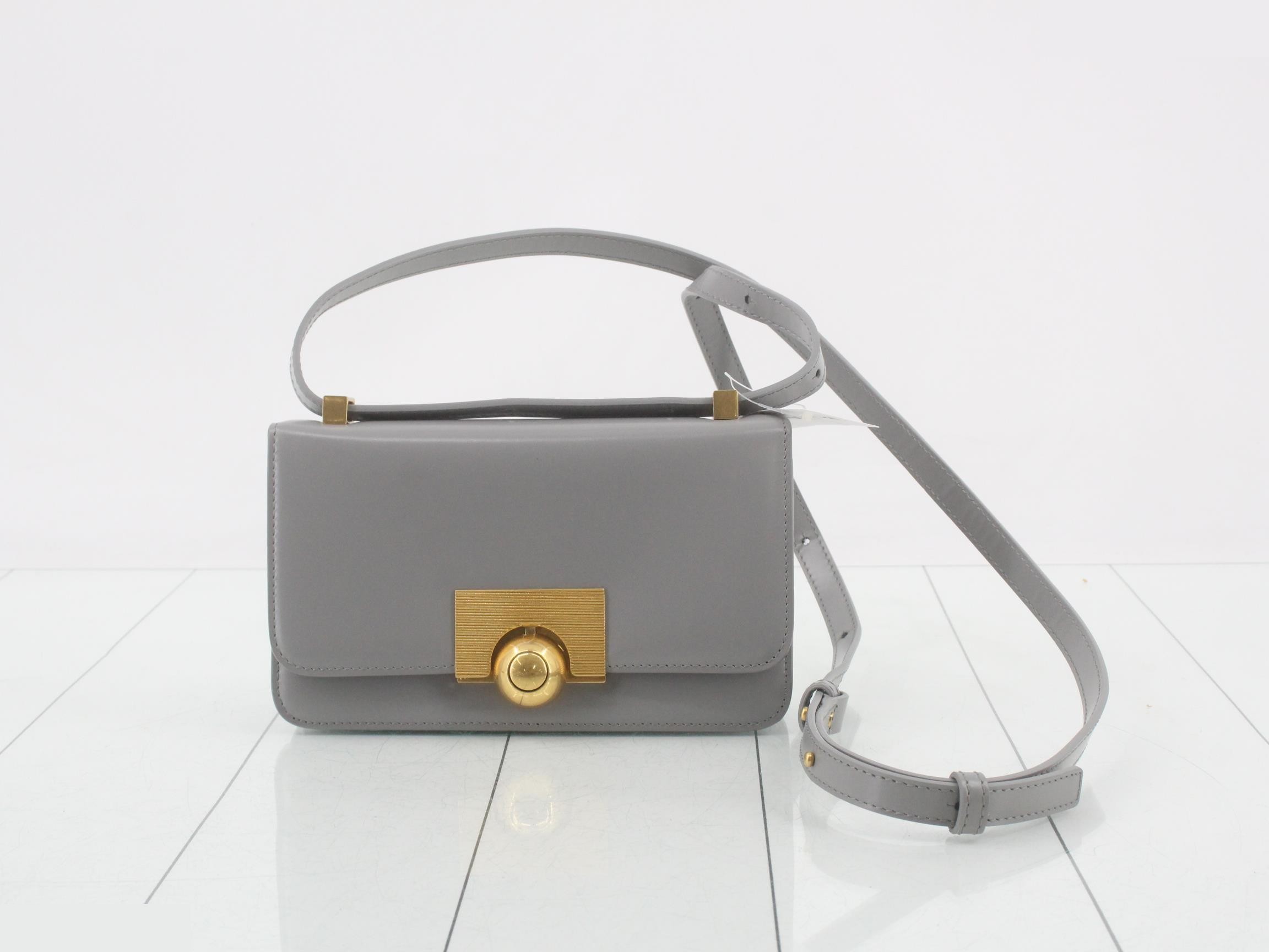 Leather shoulder bag