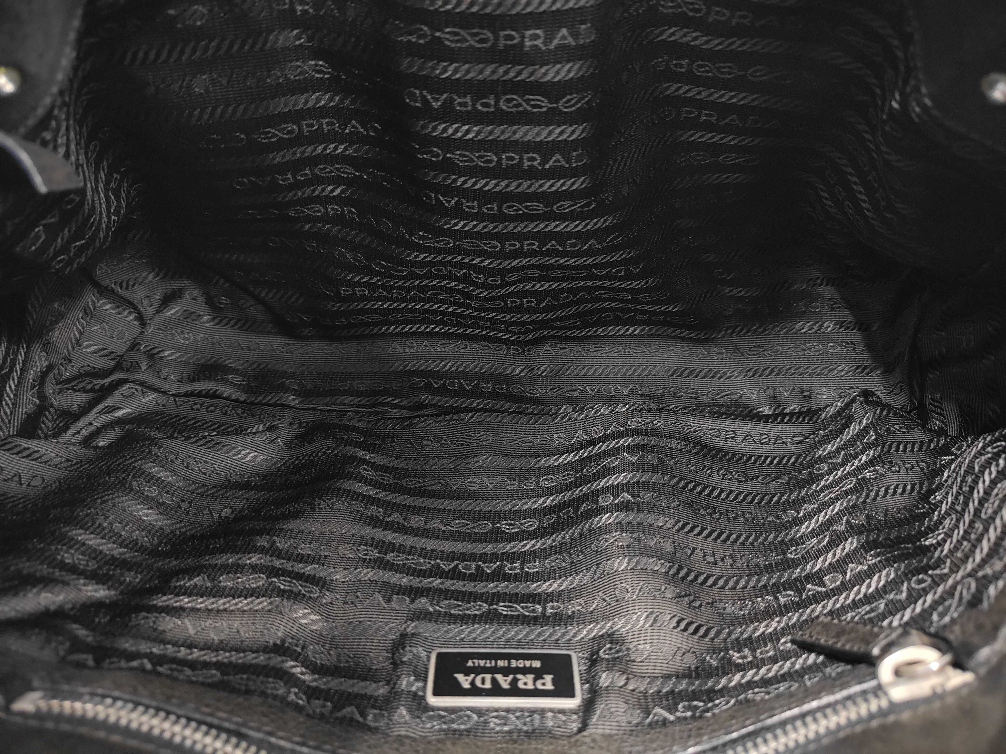 Leather Triangle Plate Shoulder Bag — view 8