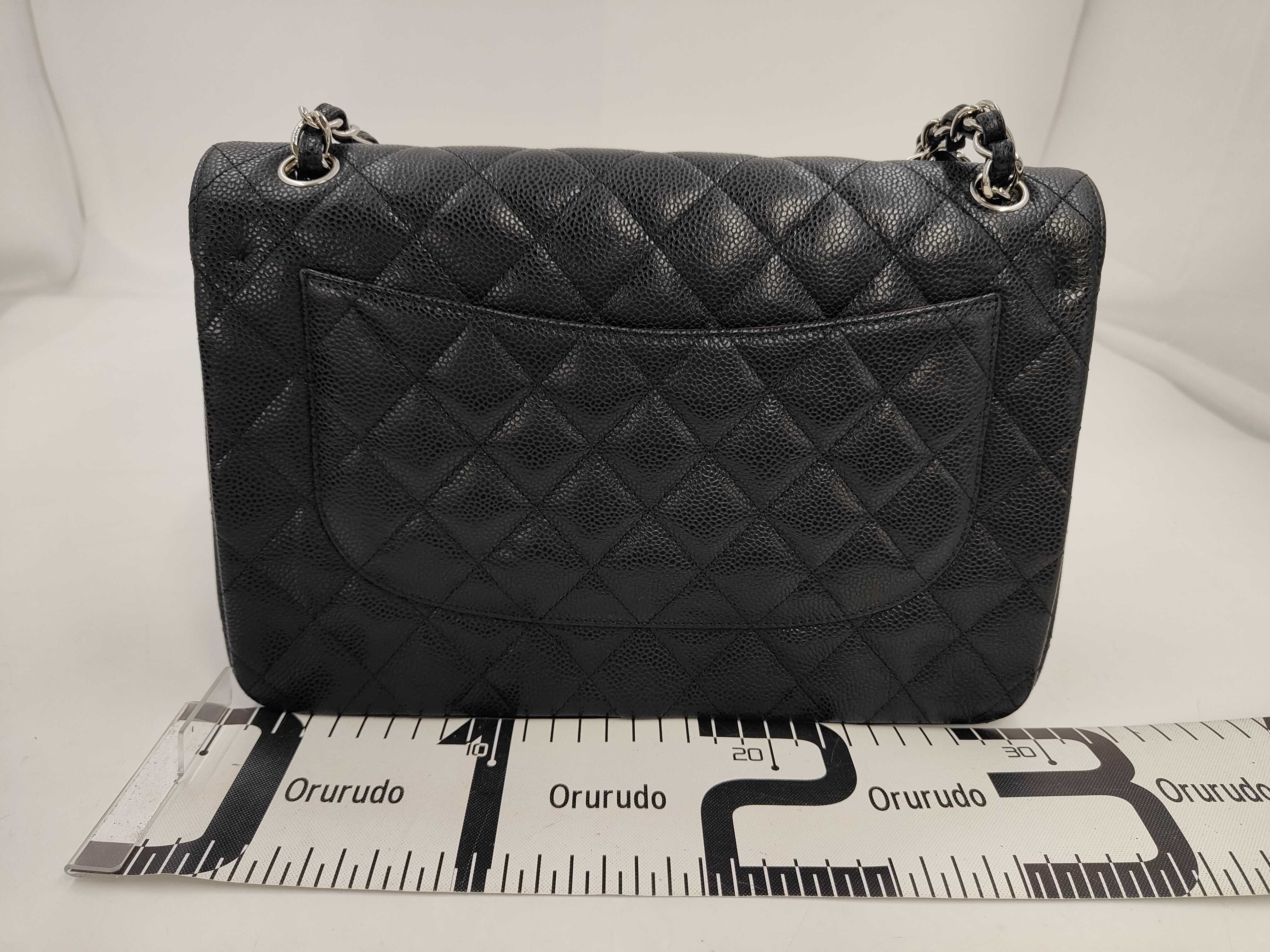 Classic Double Flap Caviar Shoulder Bag — view 2