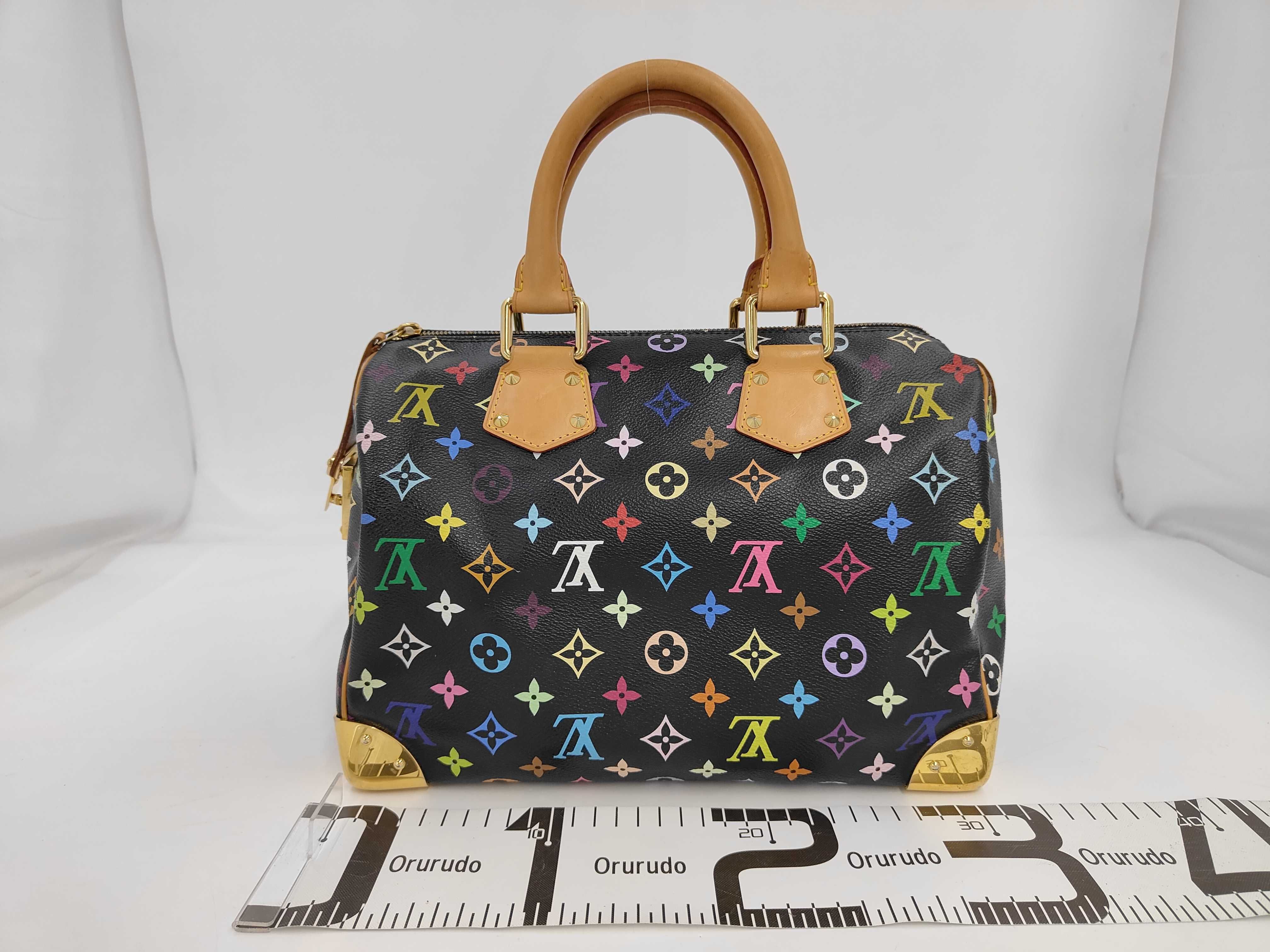 Speedy 30 Monogram Multicolor Boston Bag Handbag — view 2