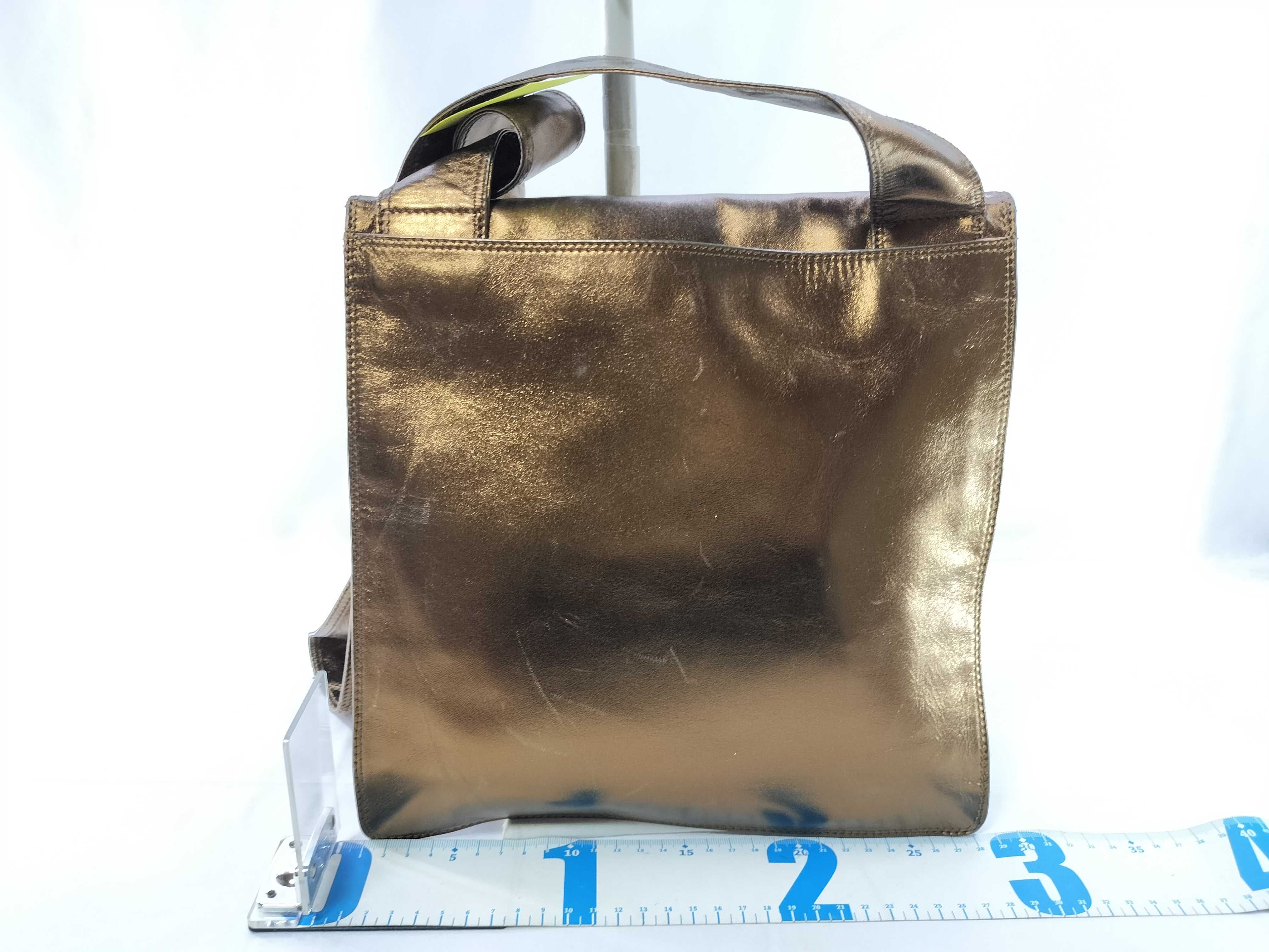 Messenger Gold Shoulder Bag — view 2