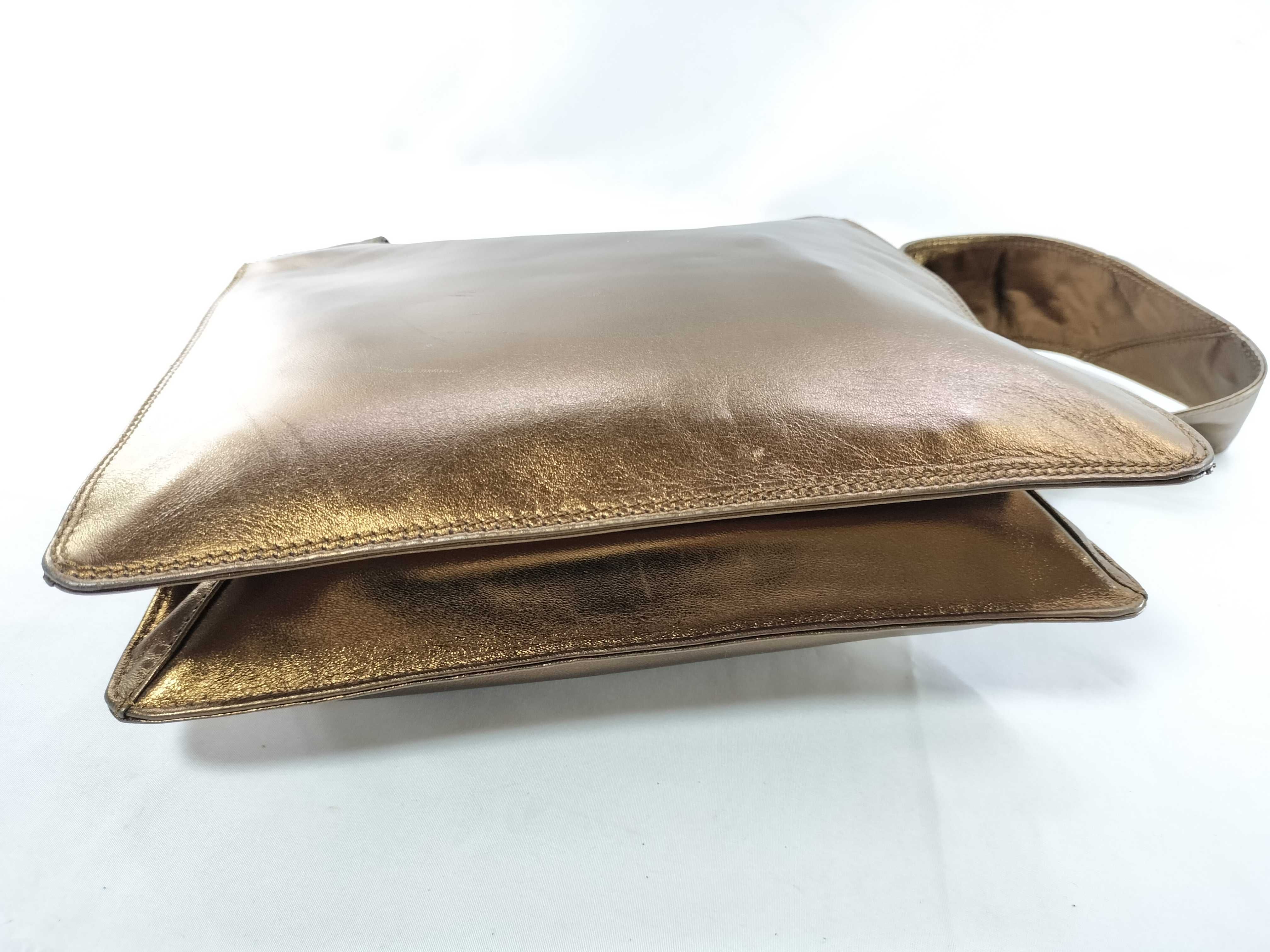 Messenger Gold Shoulder Bag — view 7