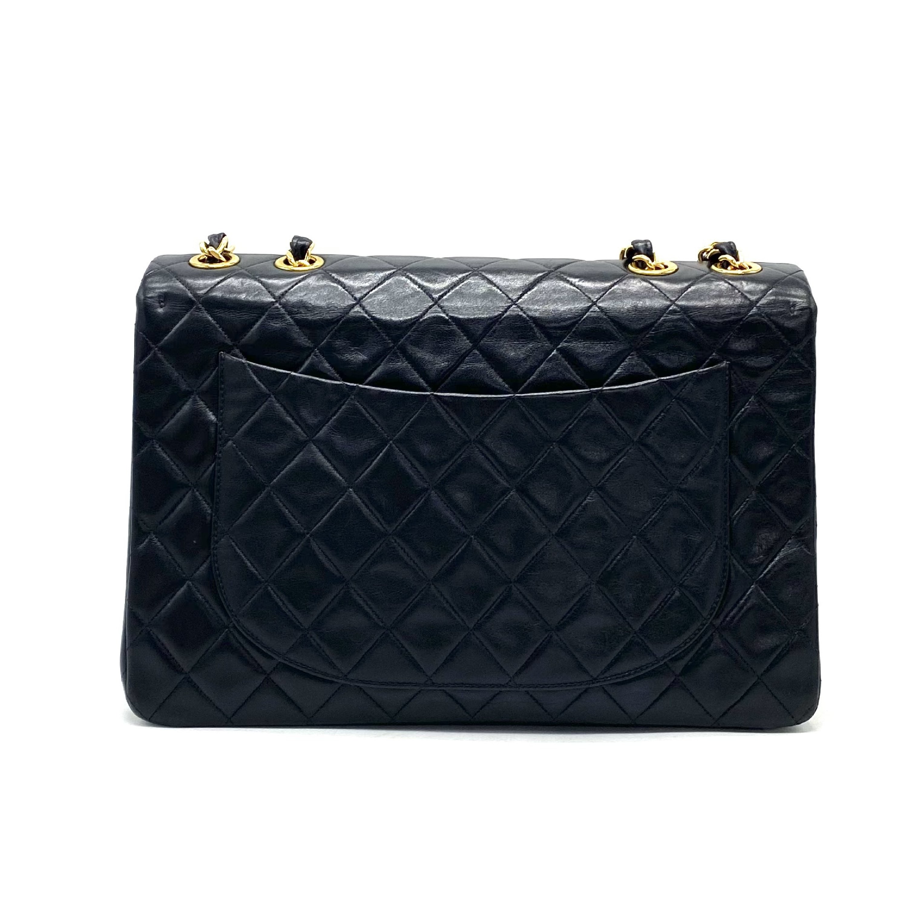Large Matelassé Turnlock Lambskin Chain Shoulder Bag — view 2