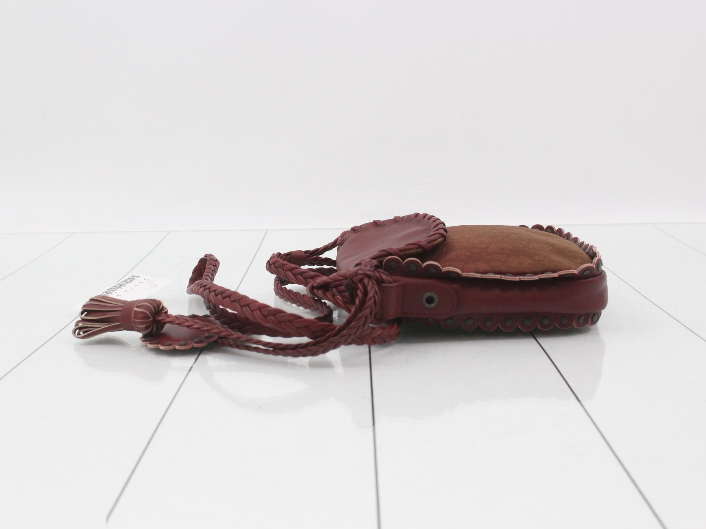 Trotter Shoulder Bag, Bordeaux — view 4