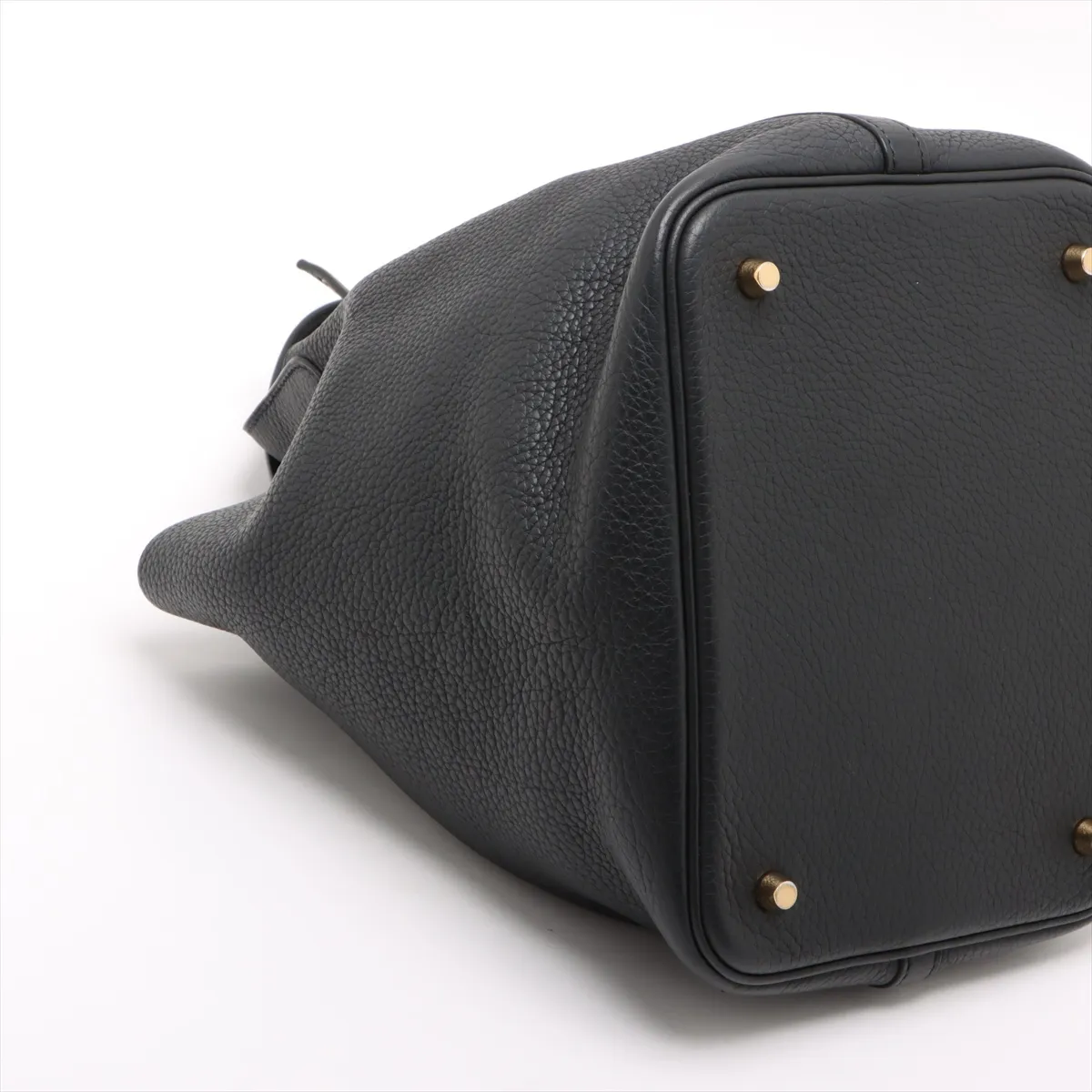 Picotan Lock 22 MM Taurillon Clemence Black Gold hardware Y:2020 — view 4