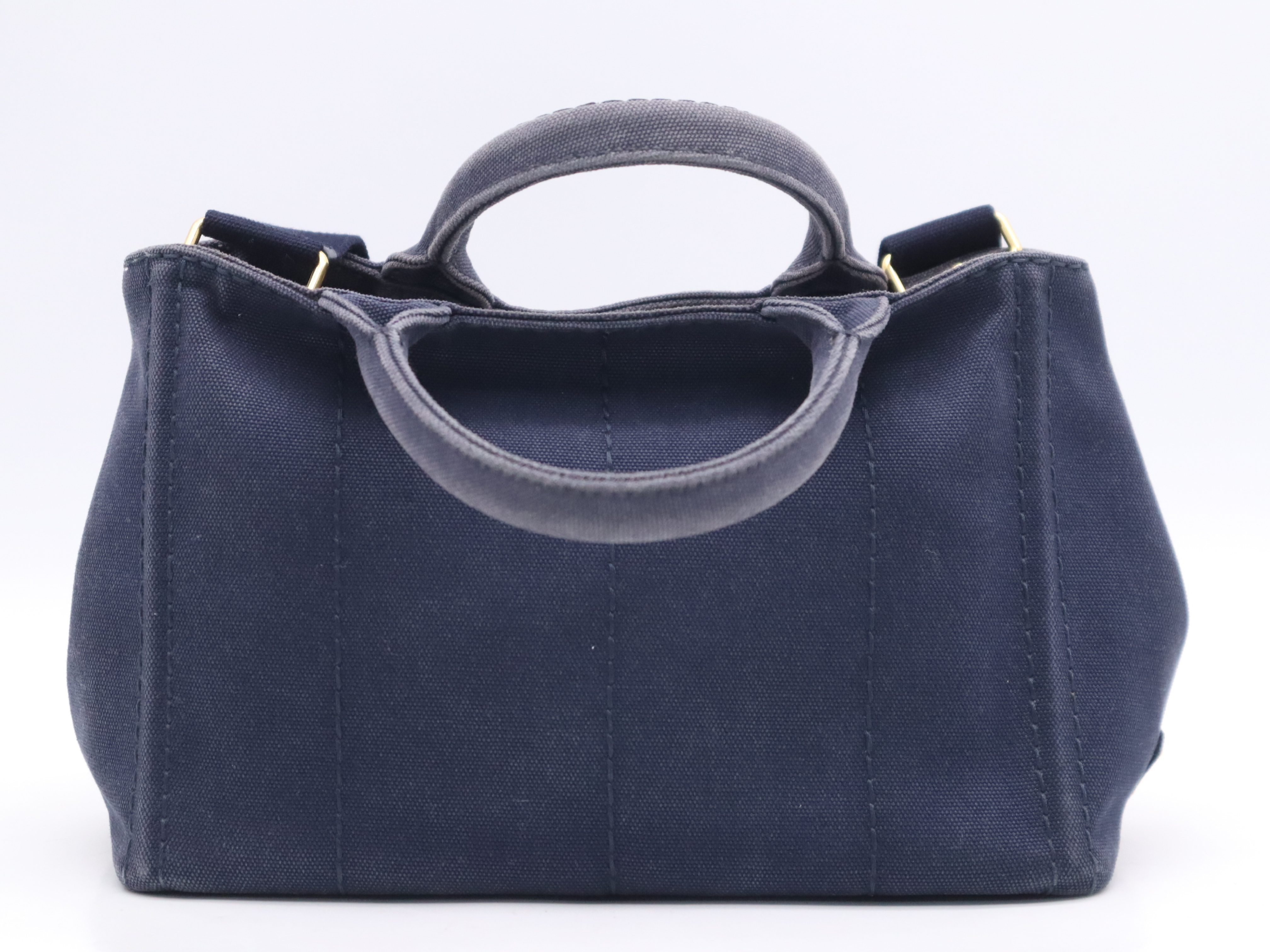 Canvas Canapa 2-Way Handbag with Shoulder Strap and Dust Bag — view 2