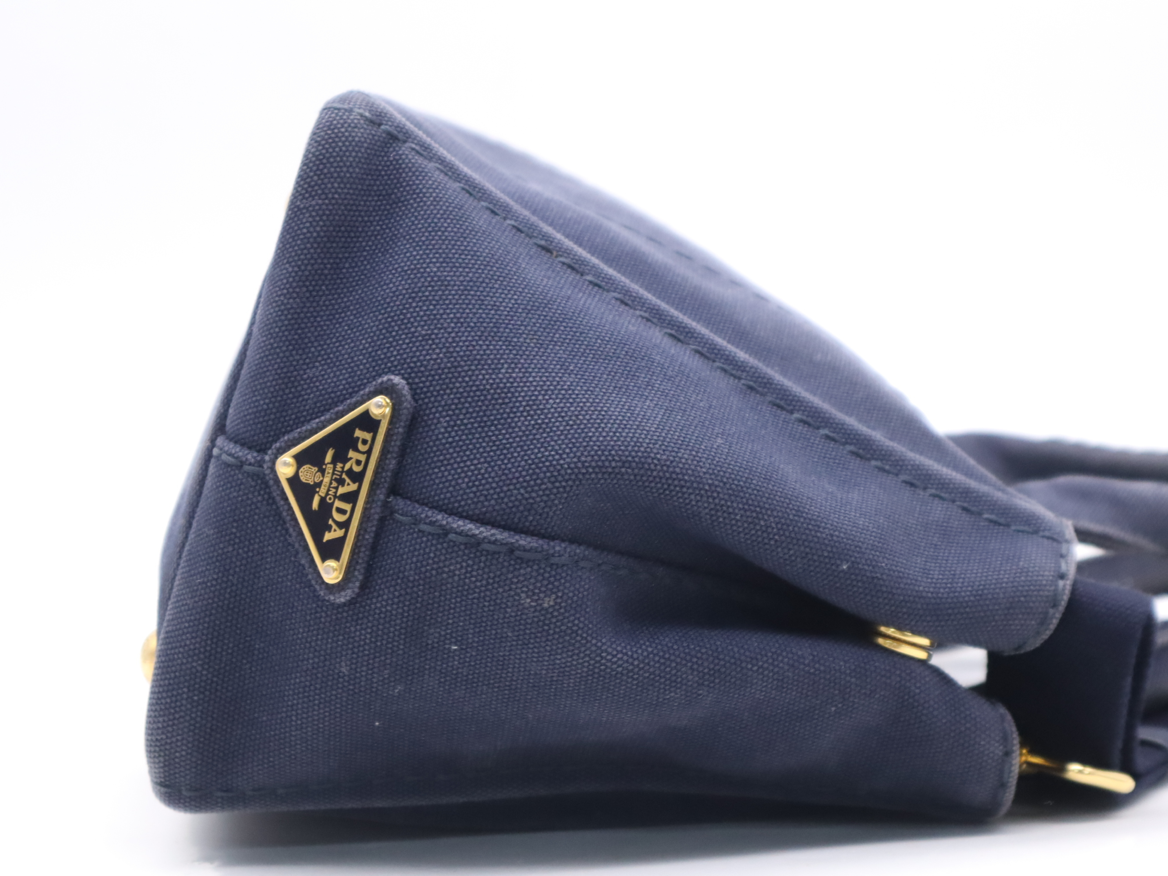 Canvas Canapa 2-Way Handbag with Shoulder Strap and Dust Bag — view 5