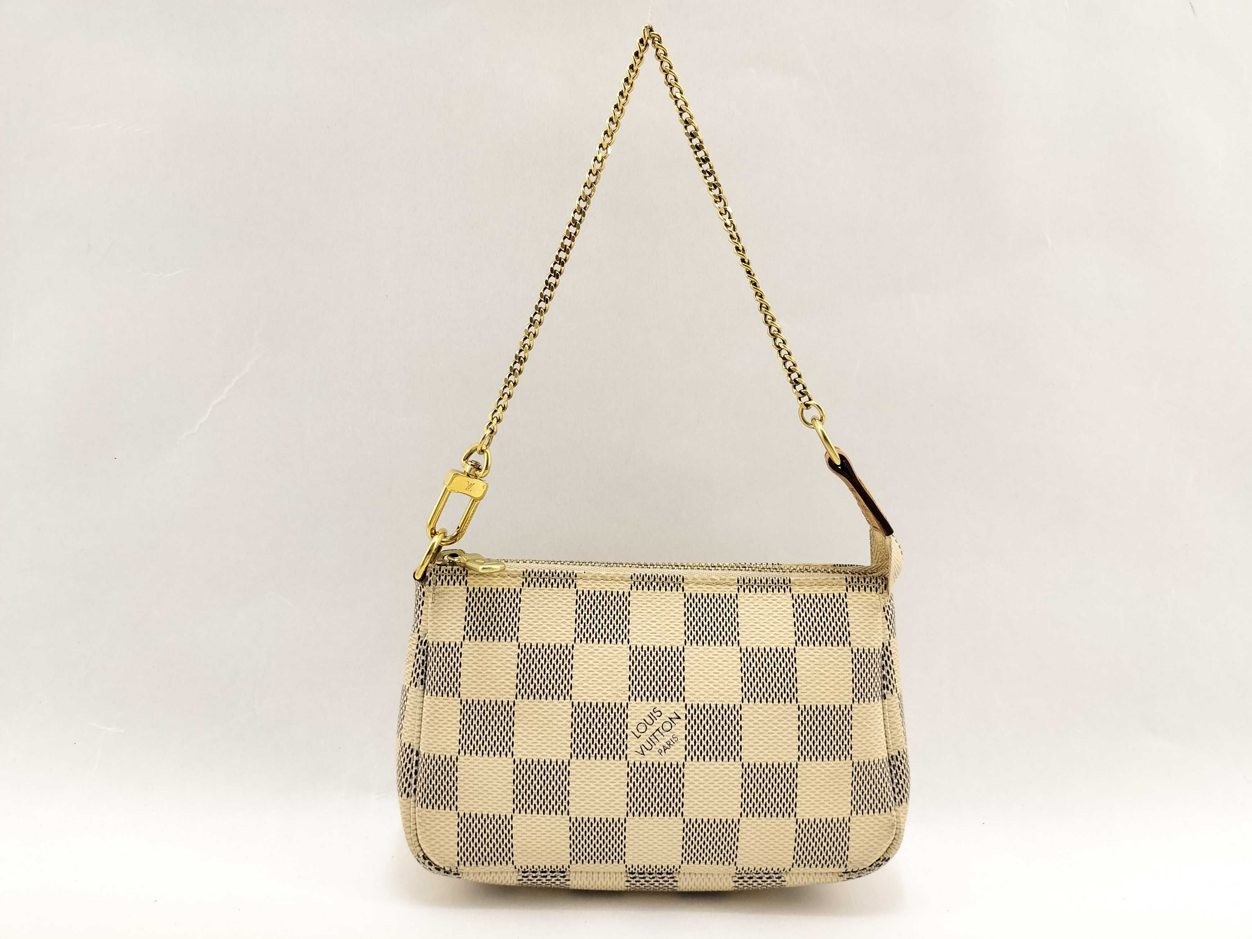 Damier Azur Vuitton Mini Accessoires Damier Pouch