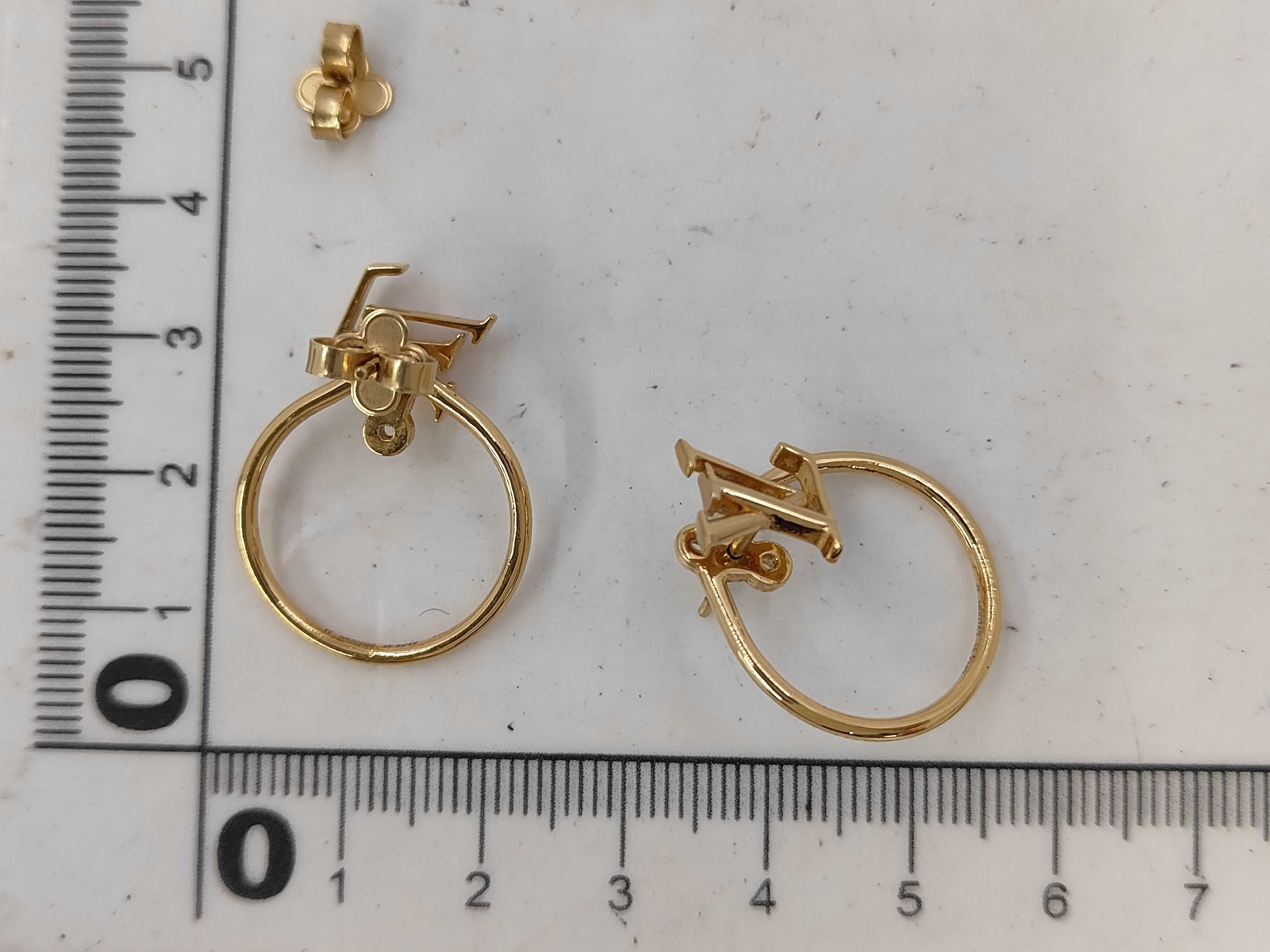 Eclipse Gold Earrings — view 5