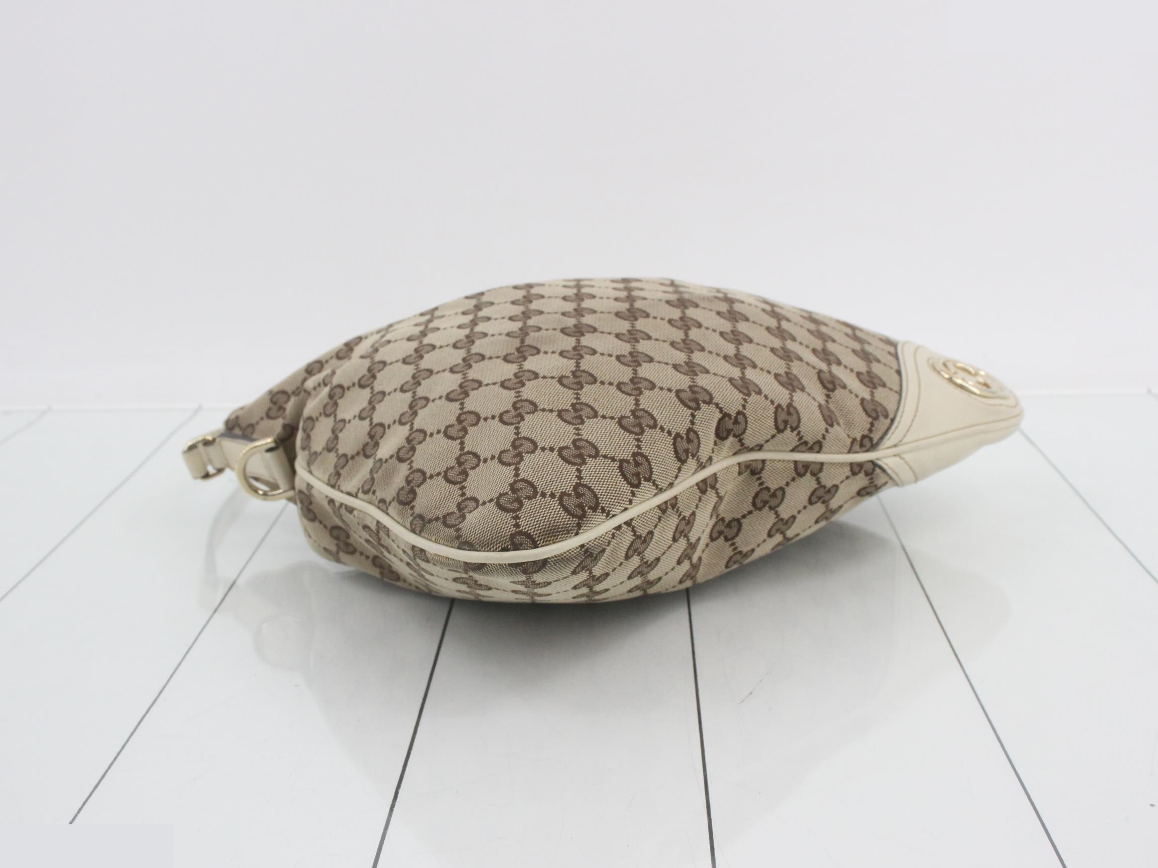 GG Canvas Interlocking G Semi-Shoulder Bag — view 5