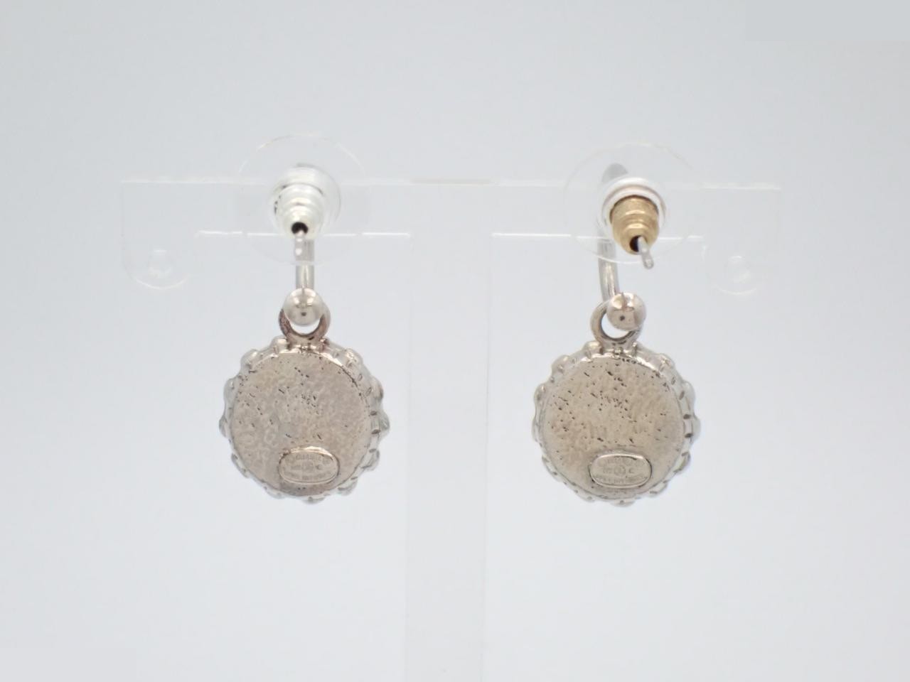 Earrings with Coco Mark logo — view 2