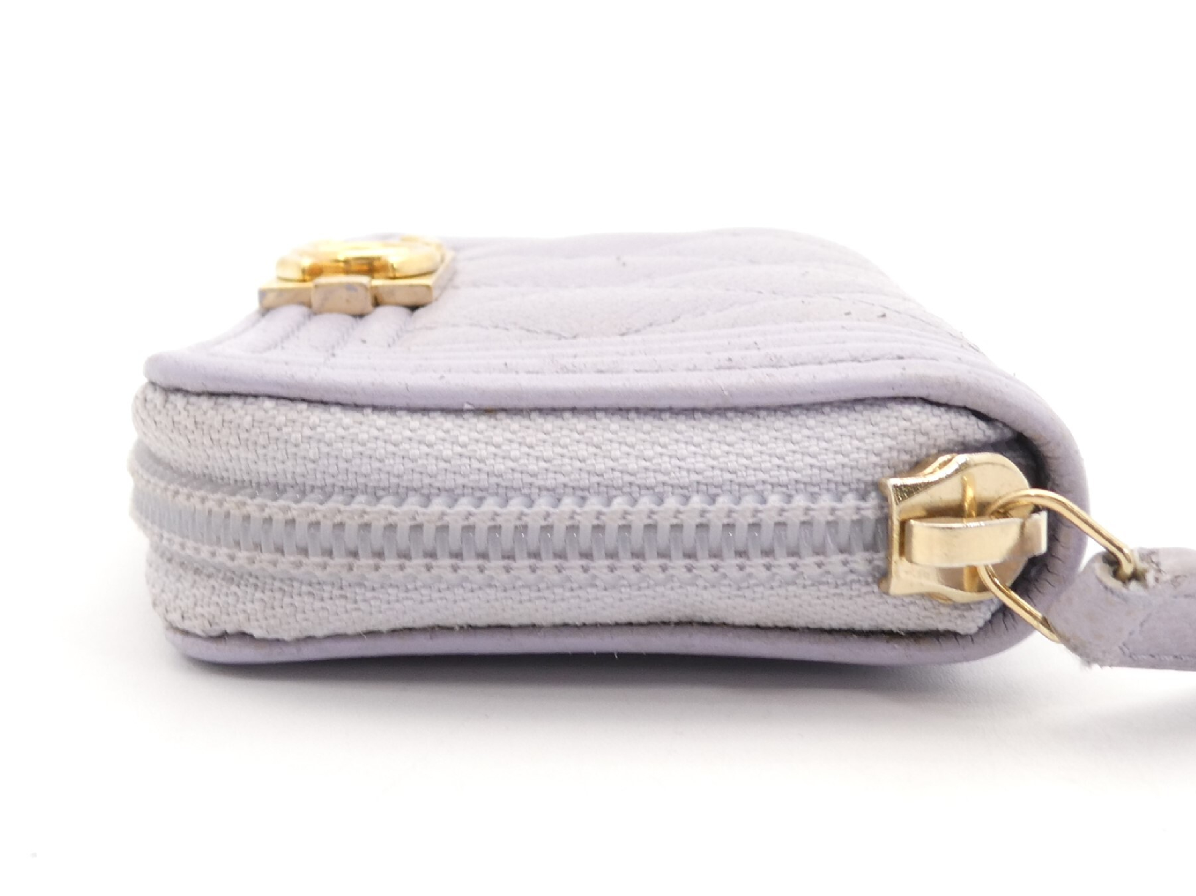 Boy Chanel Matelassé Coco Mark Caviar Skin Card Case — view 4