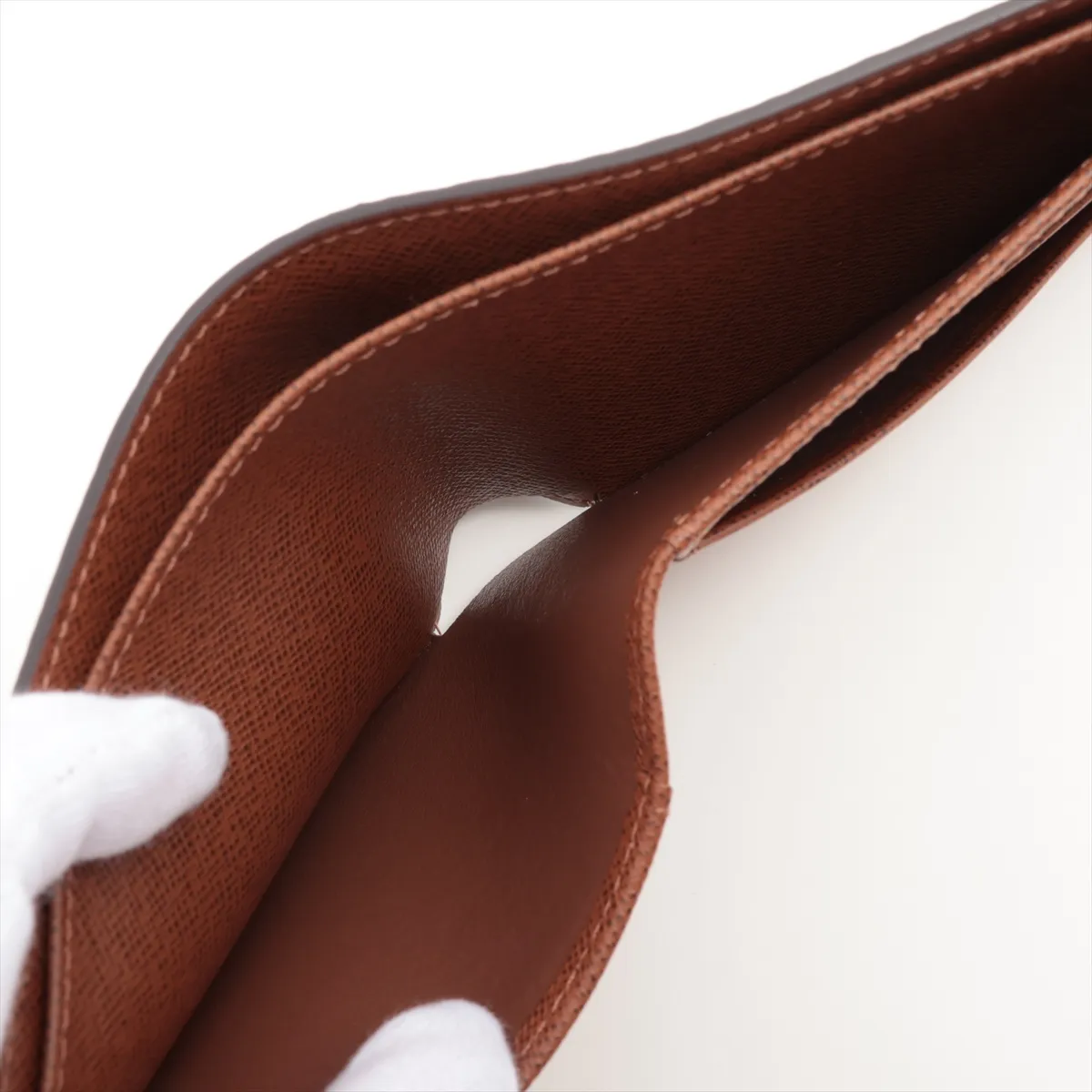 Monogram Portefeuille Multible M60895 Brown Compact Wallet RFID Reactive — view 5