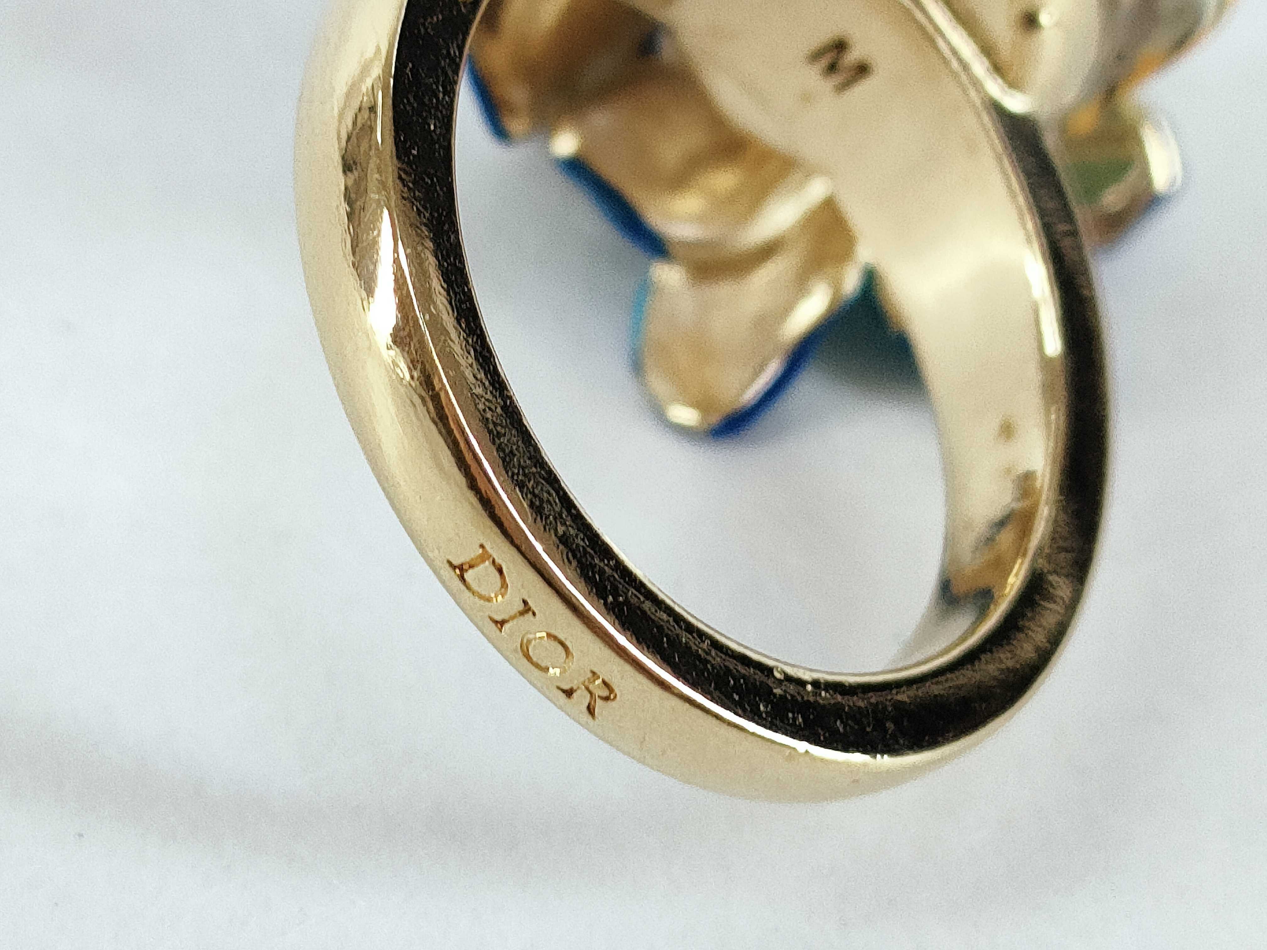Toile de Jouy Voyage Tiger Flower Ring, Size M — view 6