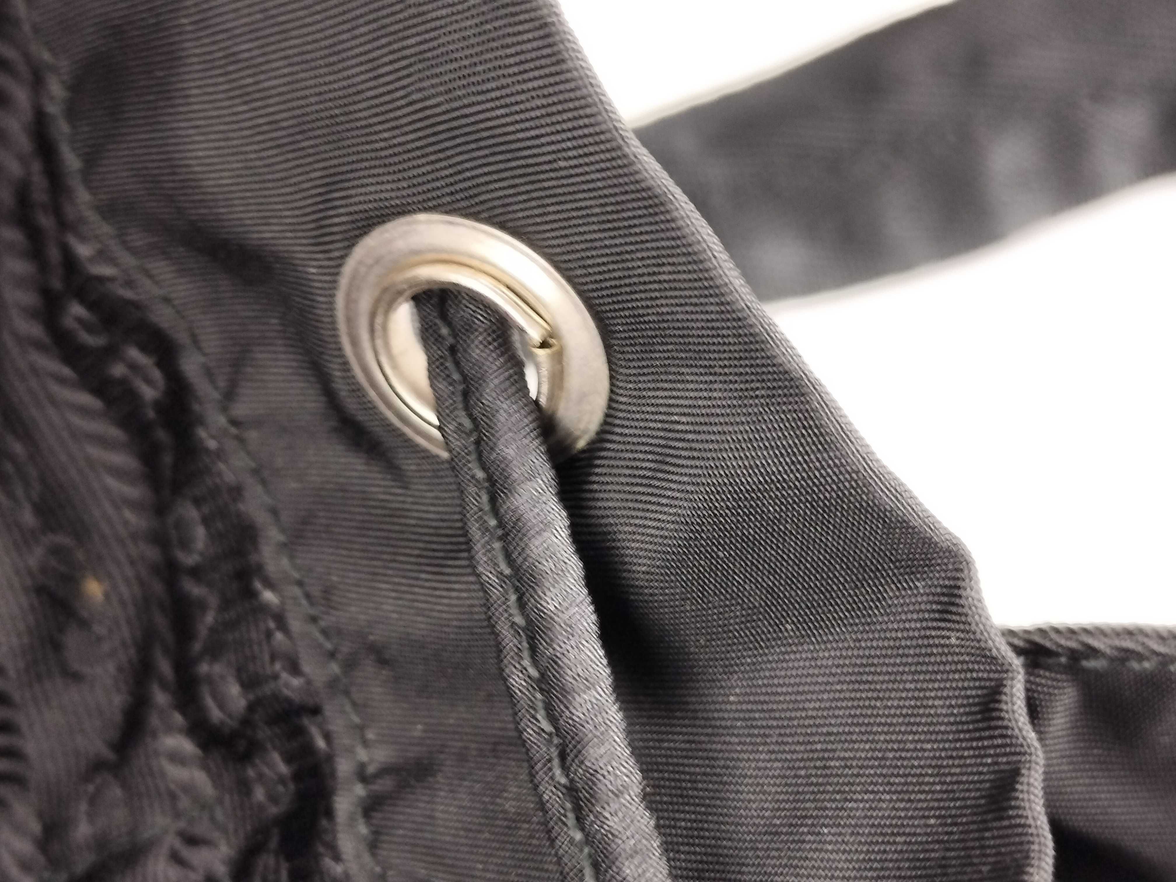 nylon backpack, black backpack. — view 8