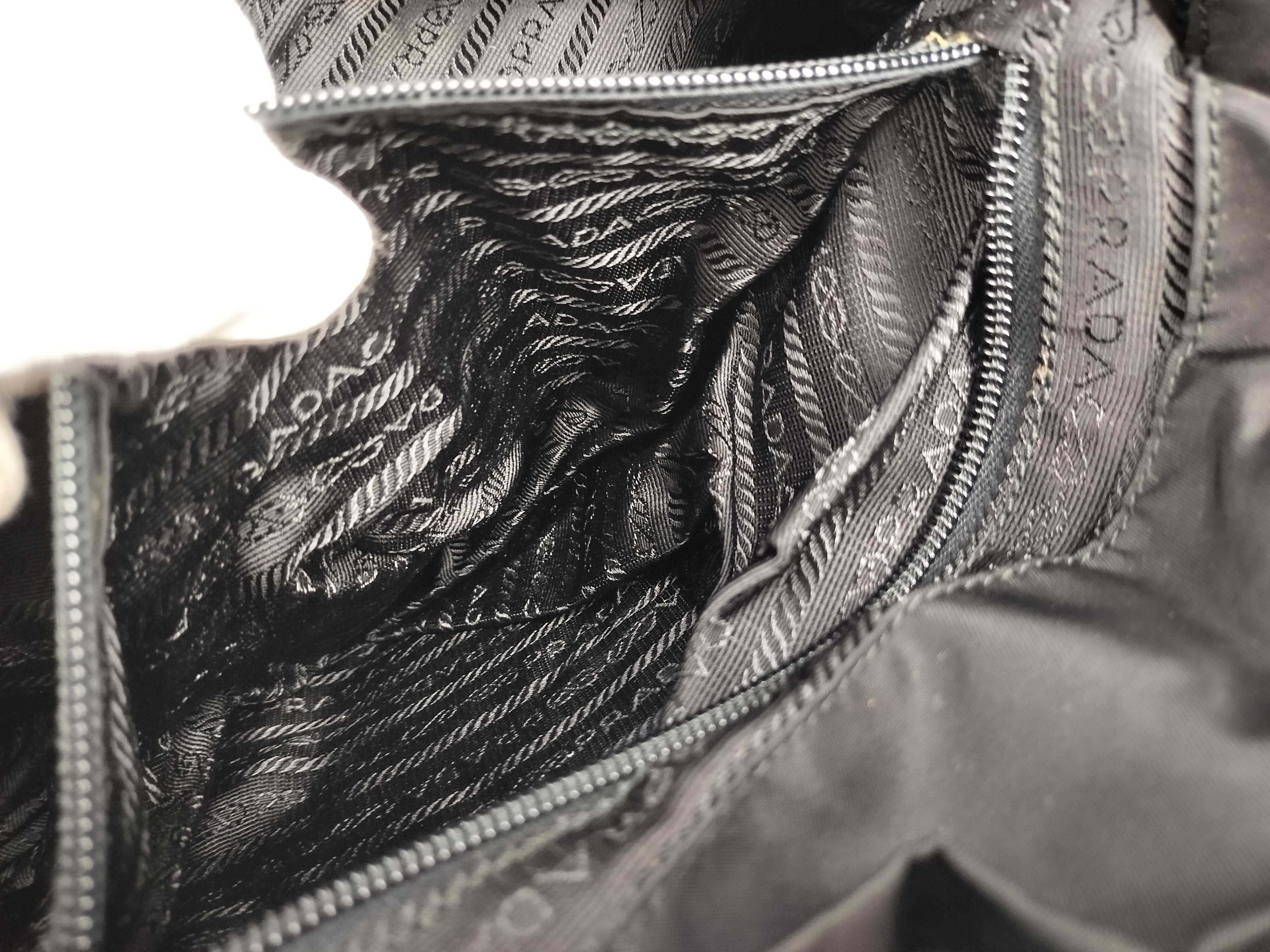 nylon backpack, black backpack. — view 10