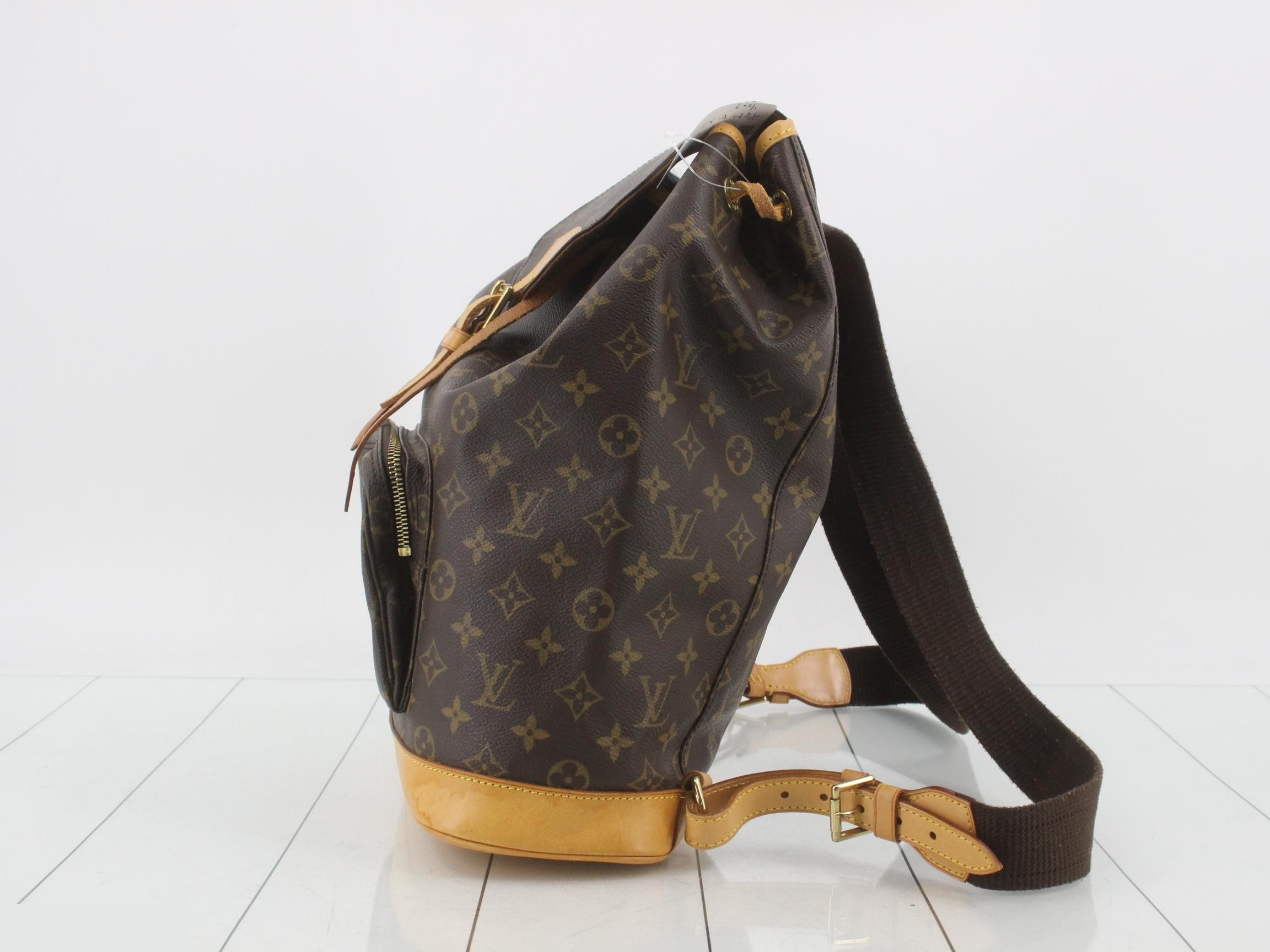 Monogram Montsouris GM Backpack — view 3