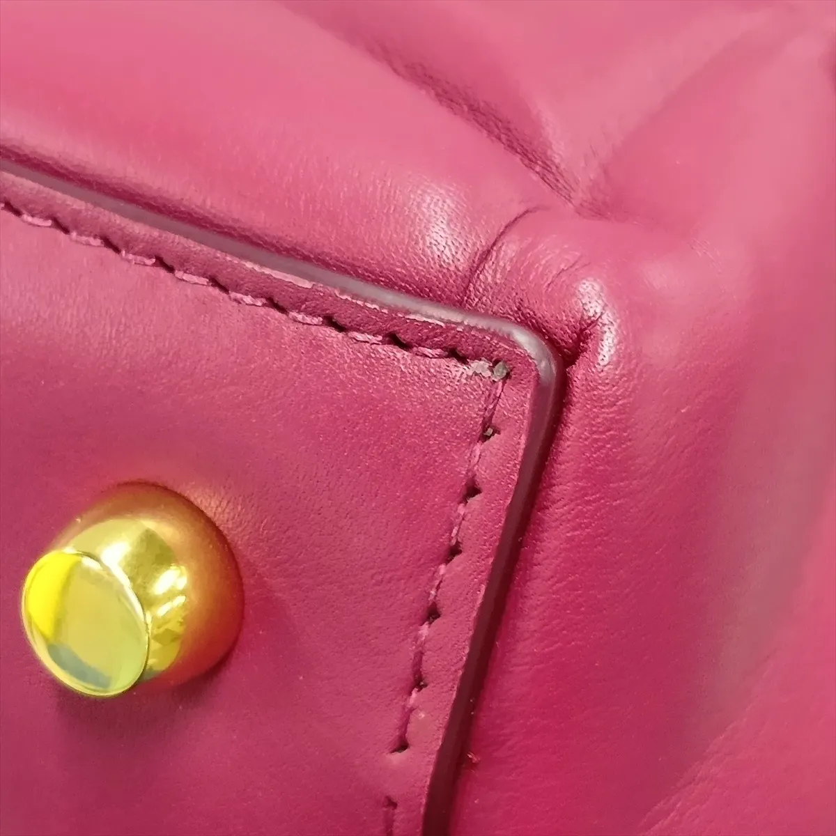 The Swoop Leather 2-Way Handbag, Purple — view 11
