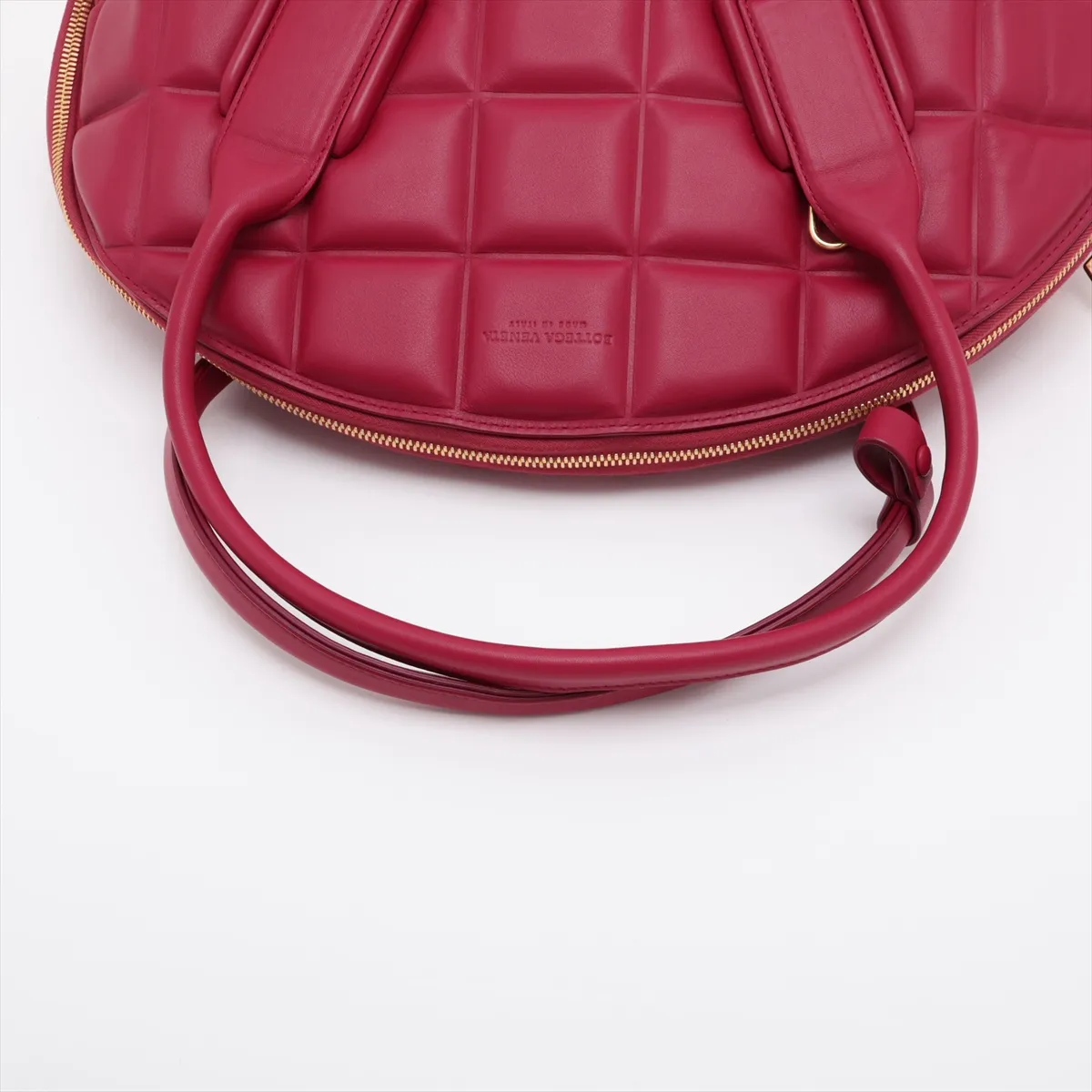 The Swoop Leather 2-Way Handbag, Purple — view 5