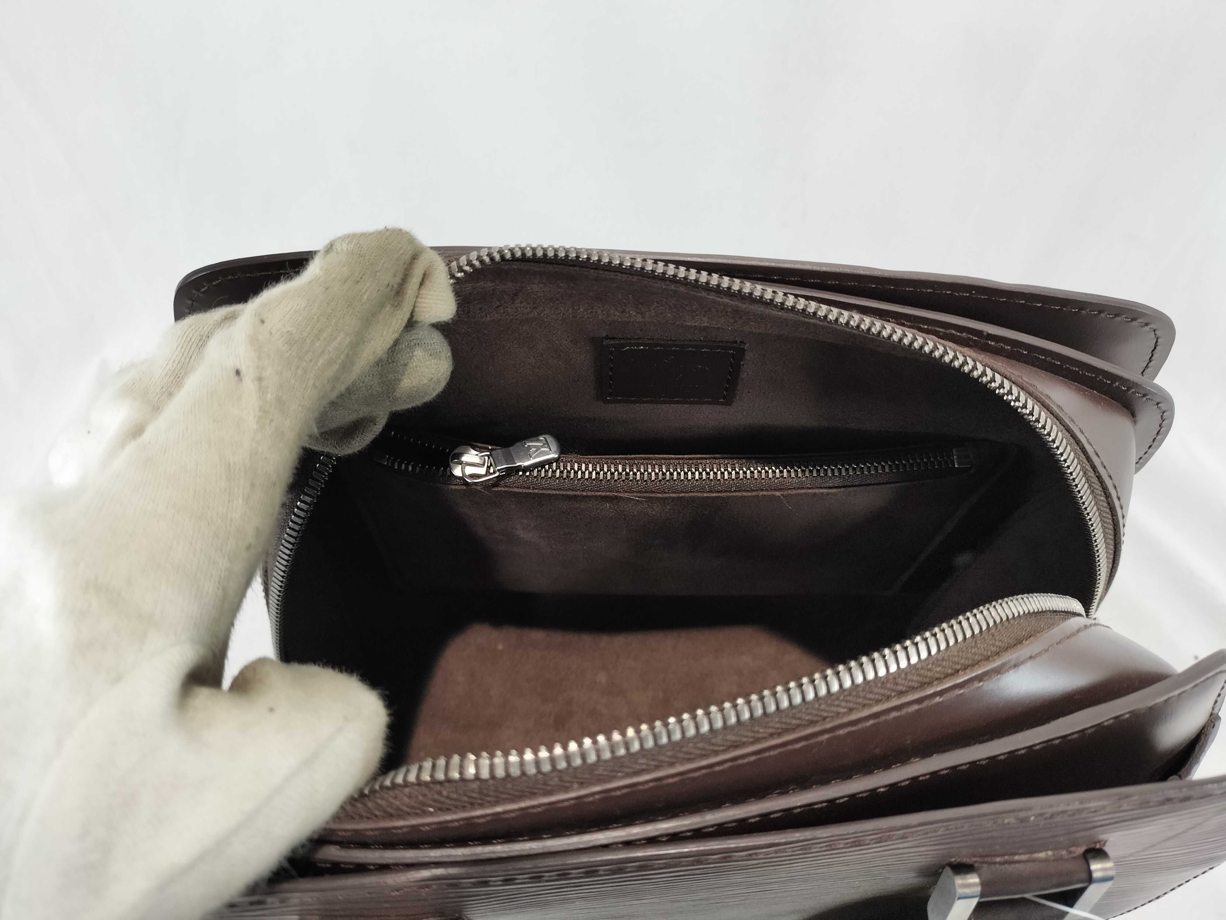 Epi Bonneuf PM Mocha M52052 Handbag — view 10