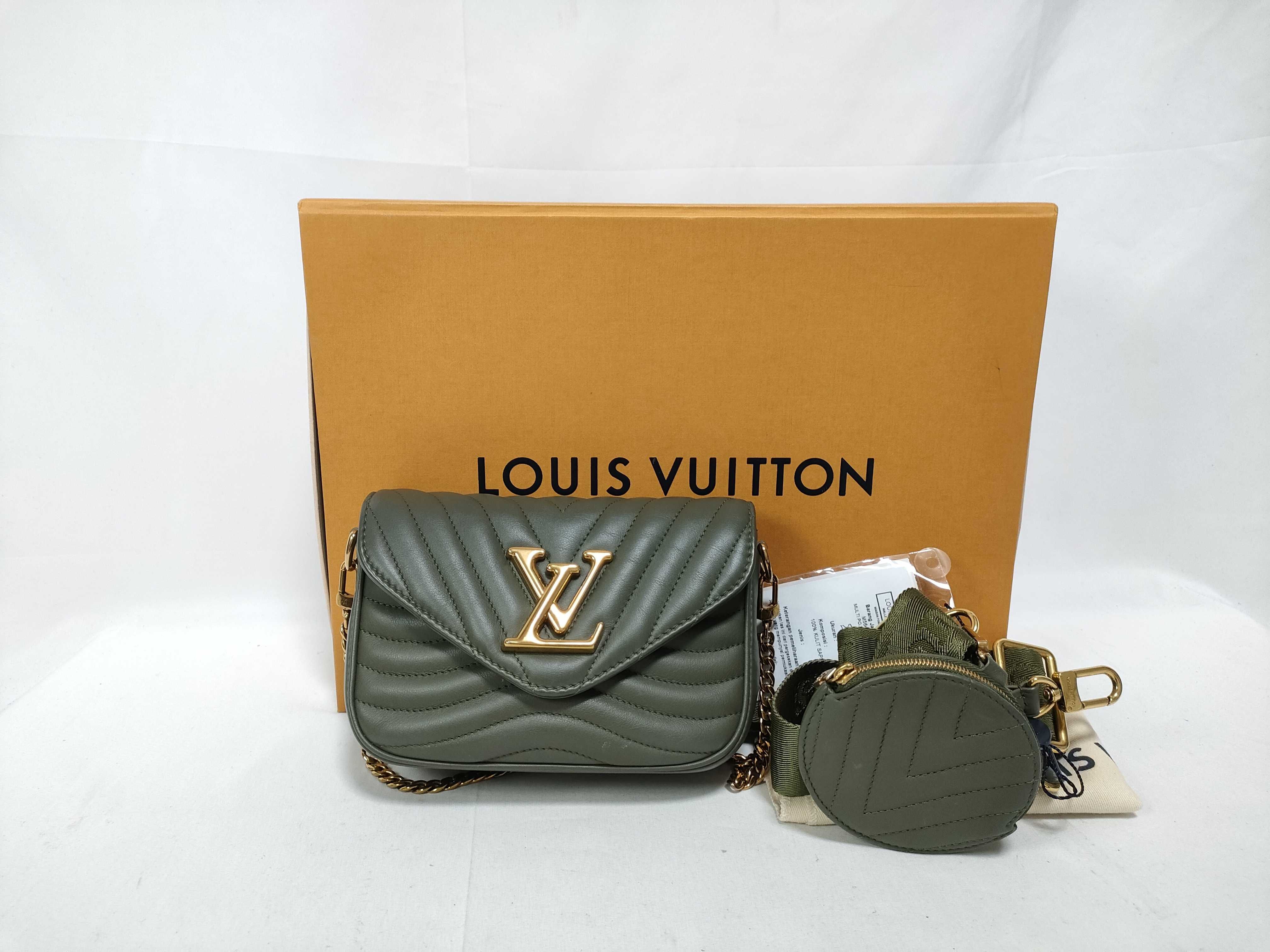 BAG NEW WAVE MULTIPLE POCHETTE KHAKI M56471 RFID Shoulder Bag