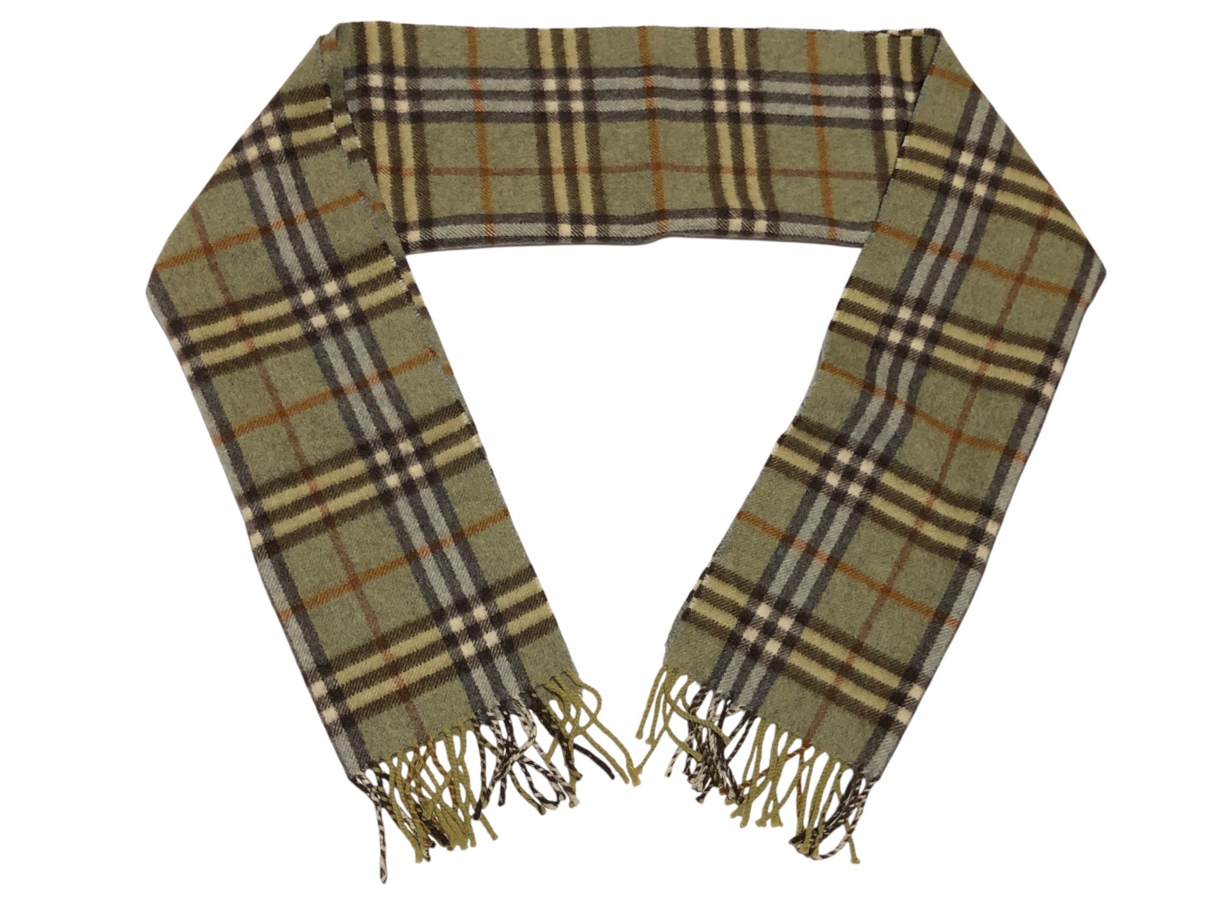scarf, check pattern, 100% cashmere. — view 2