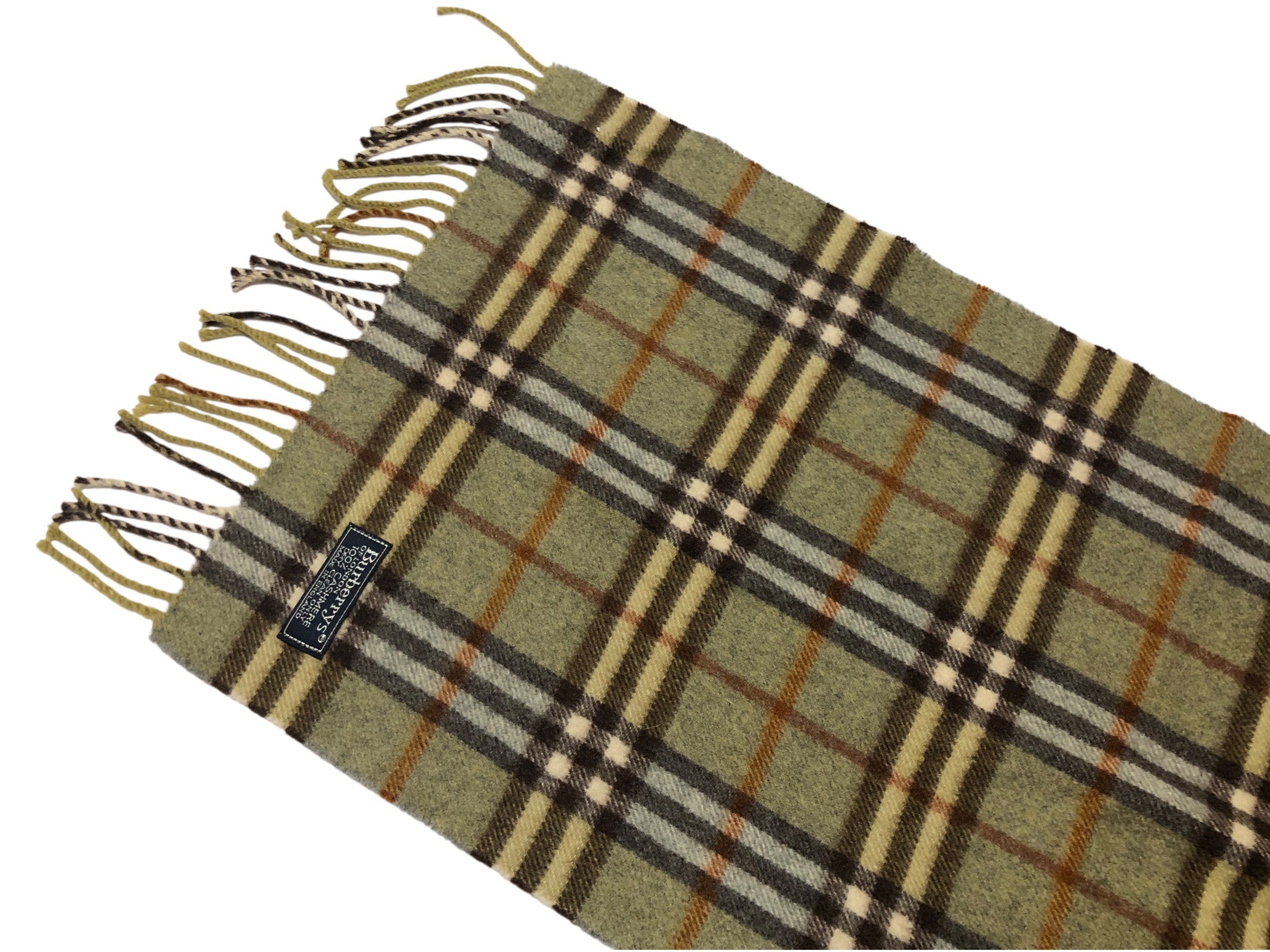 scarf, check pattern, 100% cashmere. — view 11