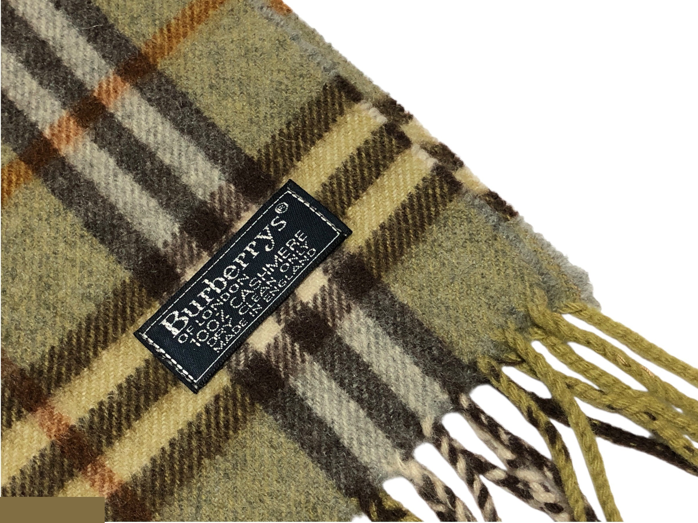 scarf, check pattern, 100% cashmere. — view 3