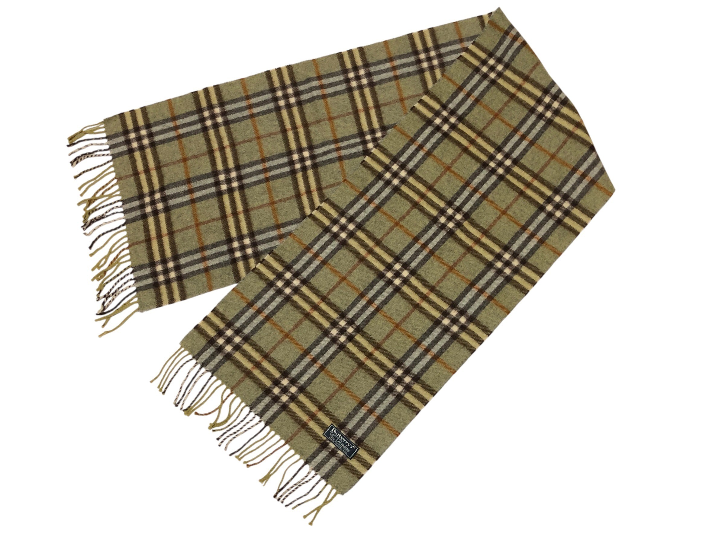 scarf, check pattern, 100% cashmere. — view 4