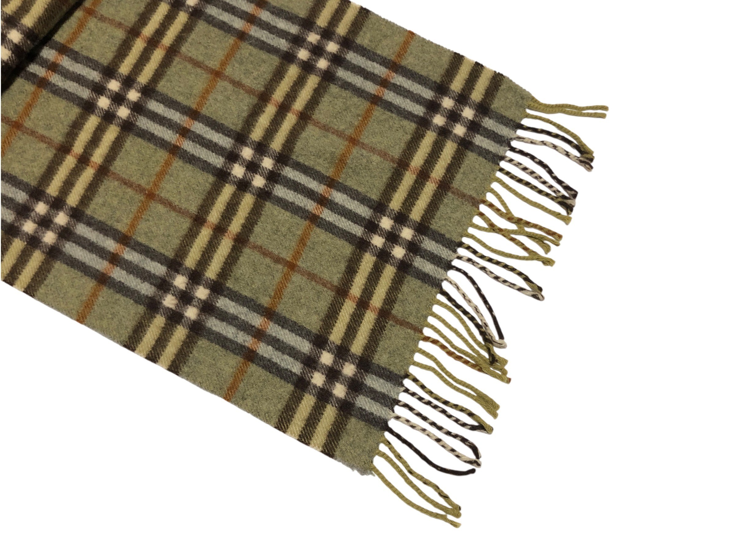 scarf, check pattern, 100% cashmere. — view 9