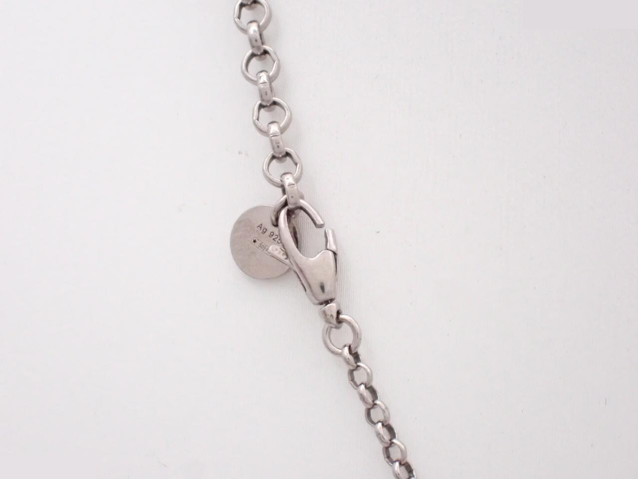 Interlocking Necklace, Silver, Chain approx. 50cm, 925/7.4g — view 2