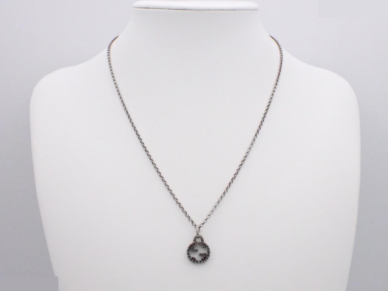 Interlocking Necklace, Silver, Chain approx. 50cm, 925/7.4g — view 3