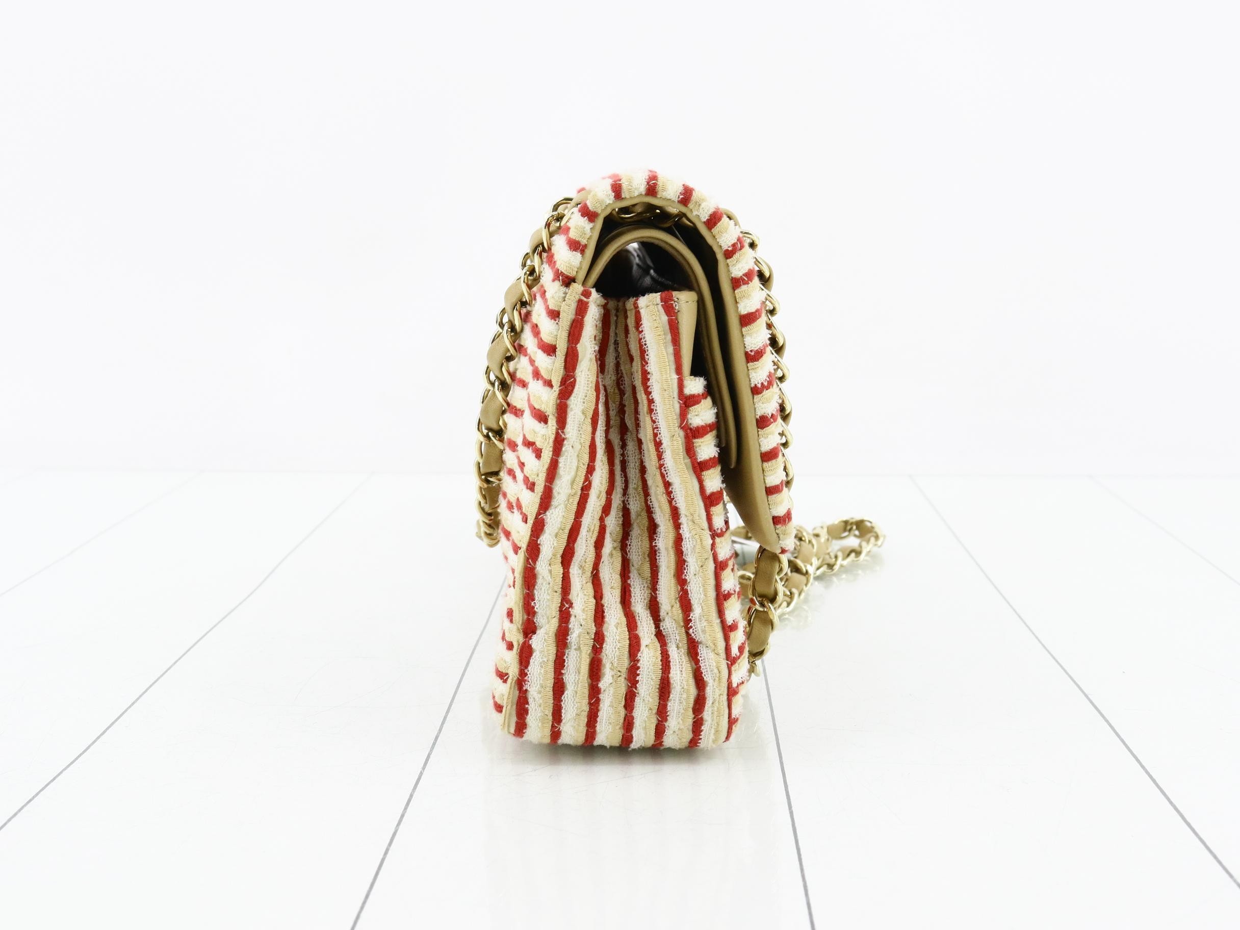 Coco Mark Pearl Classic Flap Shoulder Bag — view 4